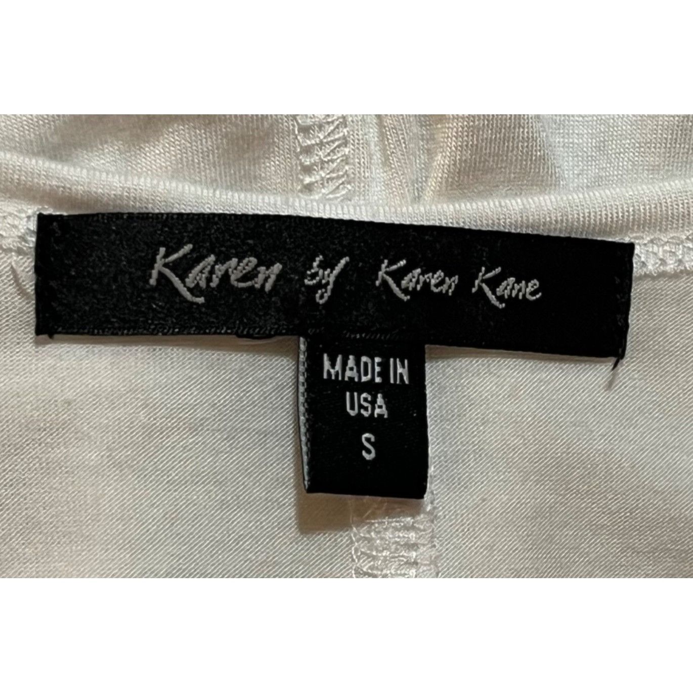 Other Karen by Karen Kane Cream S Tee – Lightweight Minimalist Bot Size S / US 4 / IT 40 - 3 Thumbnail