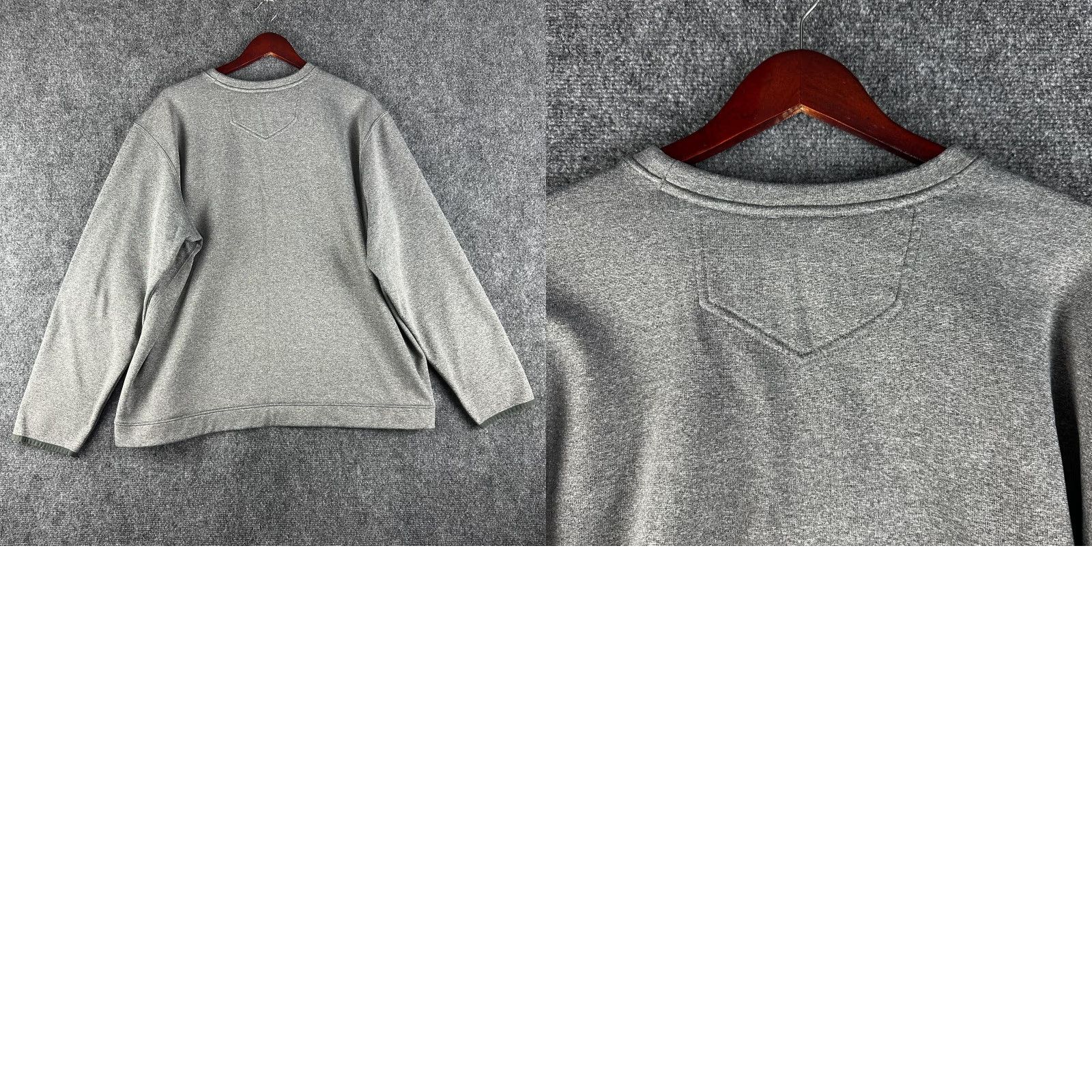 Eddie Bauer Eddie Bauer SweatShirt Mens XL Gray Long Sleeve Logo FLAW Burn Mark on Front Size US XL / EU 56 / 4 - 8 Thumbnail