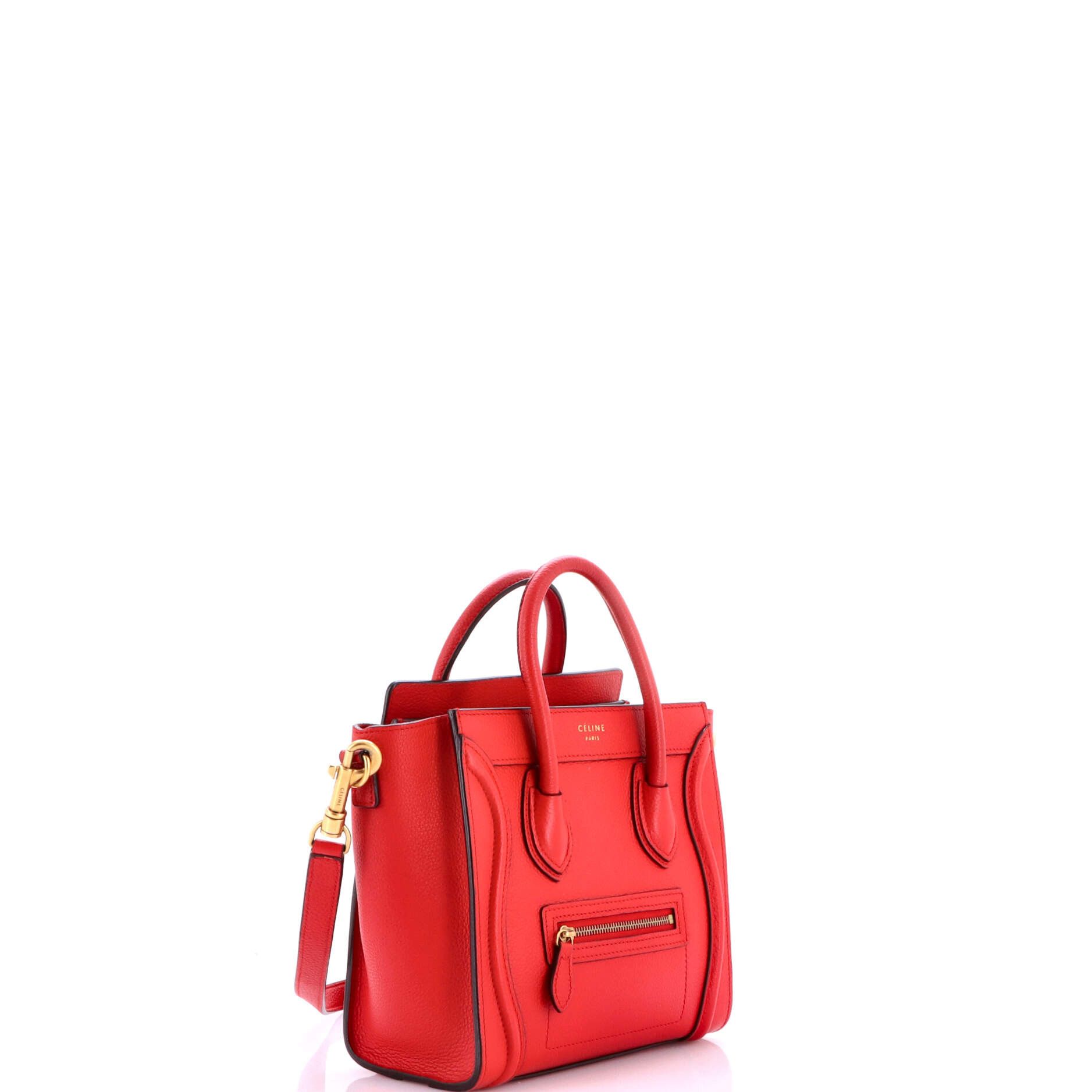 Celine Luggage bag grainy leather nano Size ONE SIZE - 1 Thumbnail