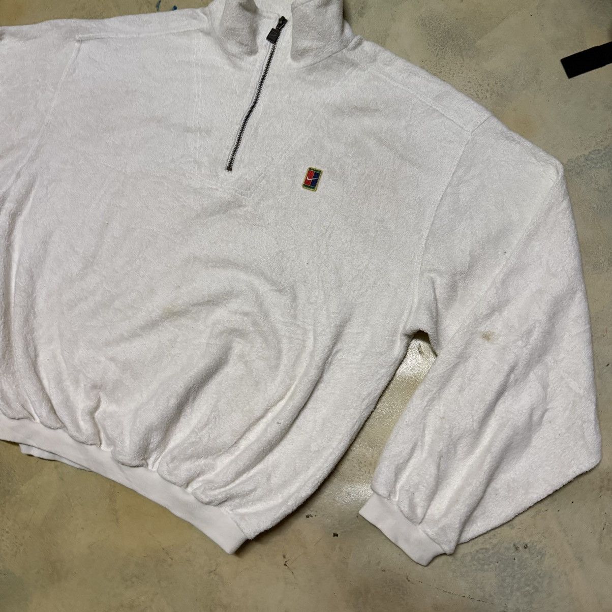 Nike × Vintage Vintage Nike Fleece Sweatshirt Small Logo Size US L / EU 52-54 / 3 - 2 Thumbnail