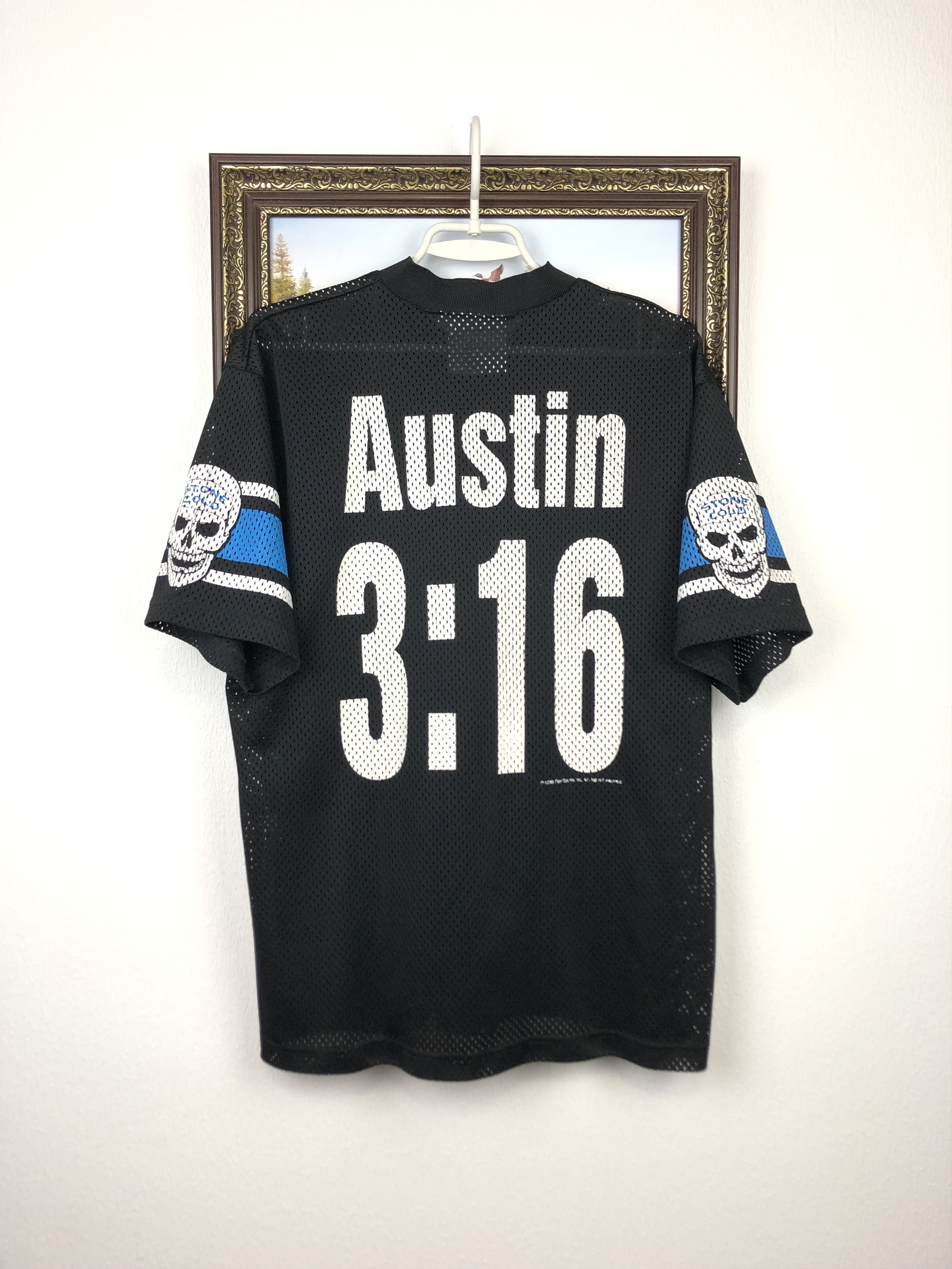 Vintage × WWE Vintage Stone Cold Steve Austin 3:16 Hockey Jersey Shirt WWE Size US L / EU 52-54 / 3 - 9 Thumbnail