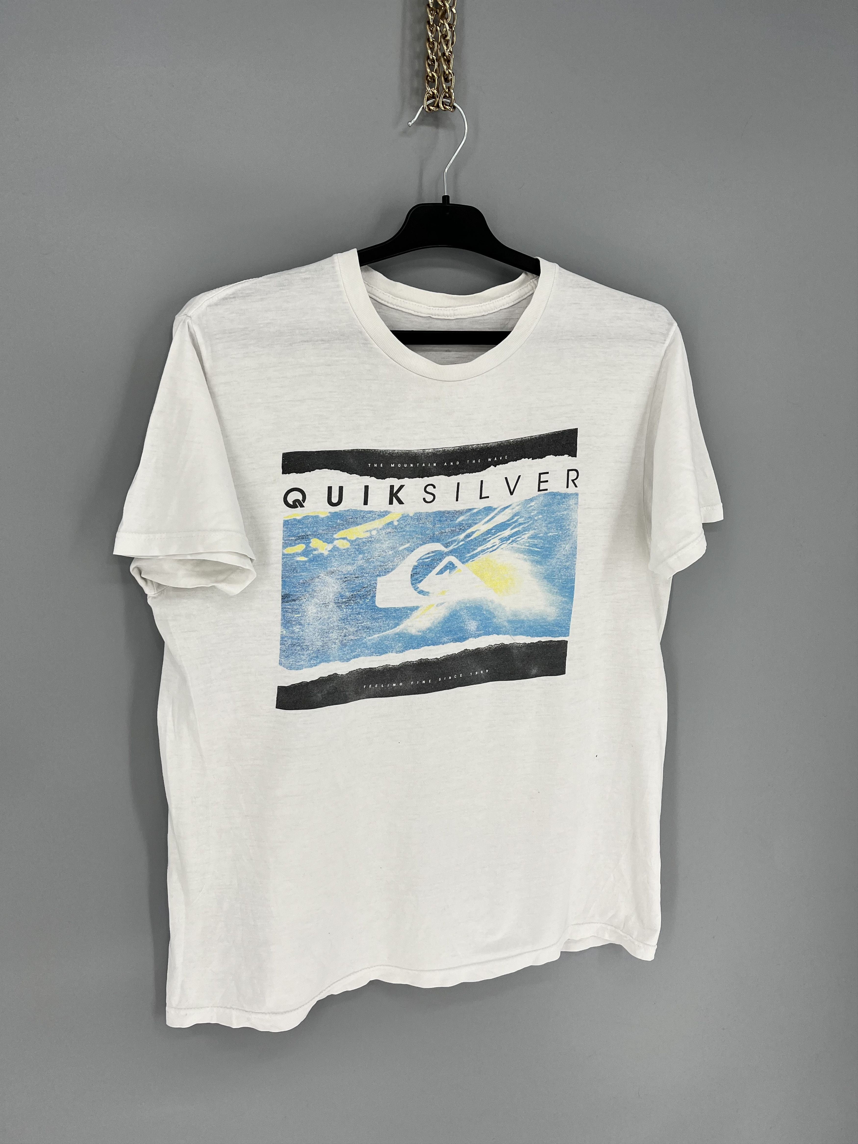 Other Vintage Quiksilver T-Shirt Medium Gray Surf Skateboard y2k Size US M / EU 48-50 / 2 - 2 Thumbnail