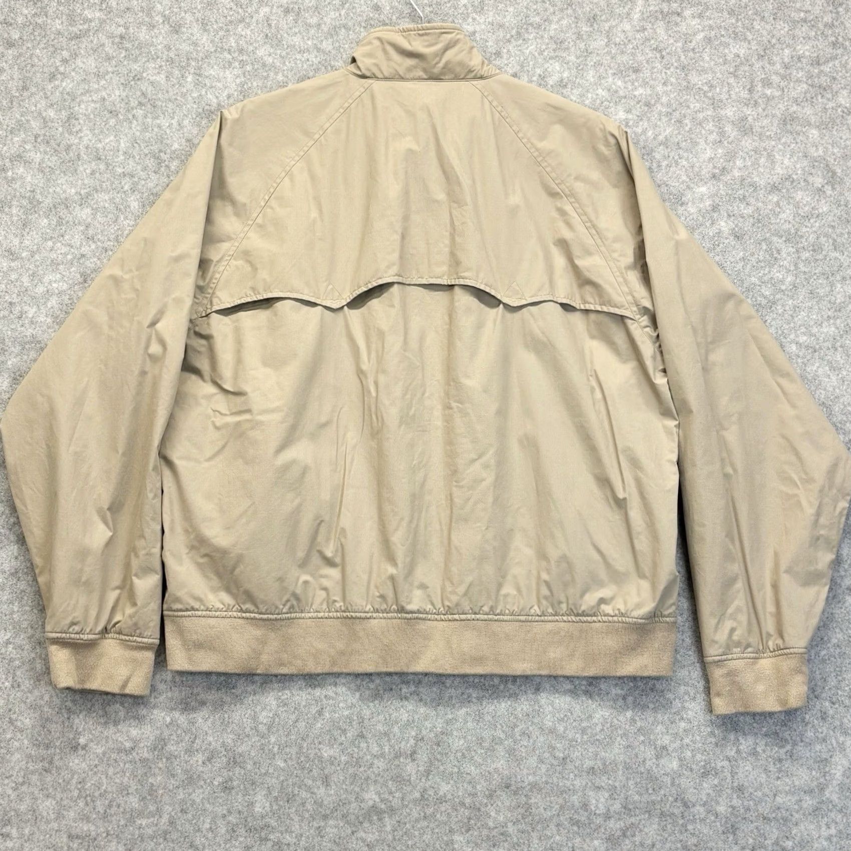 Polo Ralph Lauren VINTAGE? No, omit. Polo Ralph Lauren Bomber Jacket XL Beige Mens Zip Up Navy Horse Used Size US XL / EU 56 / 4 - 2 Thumbnail