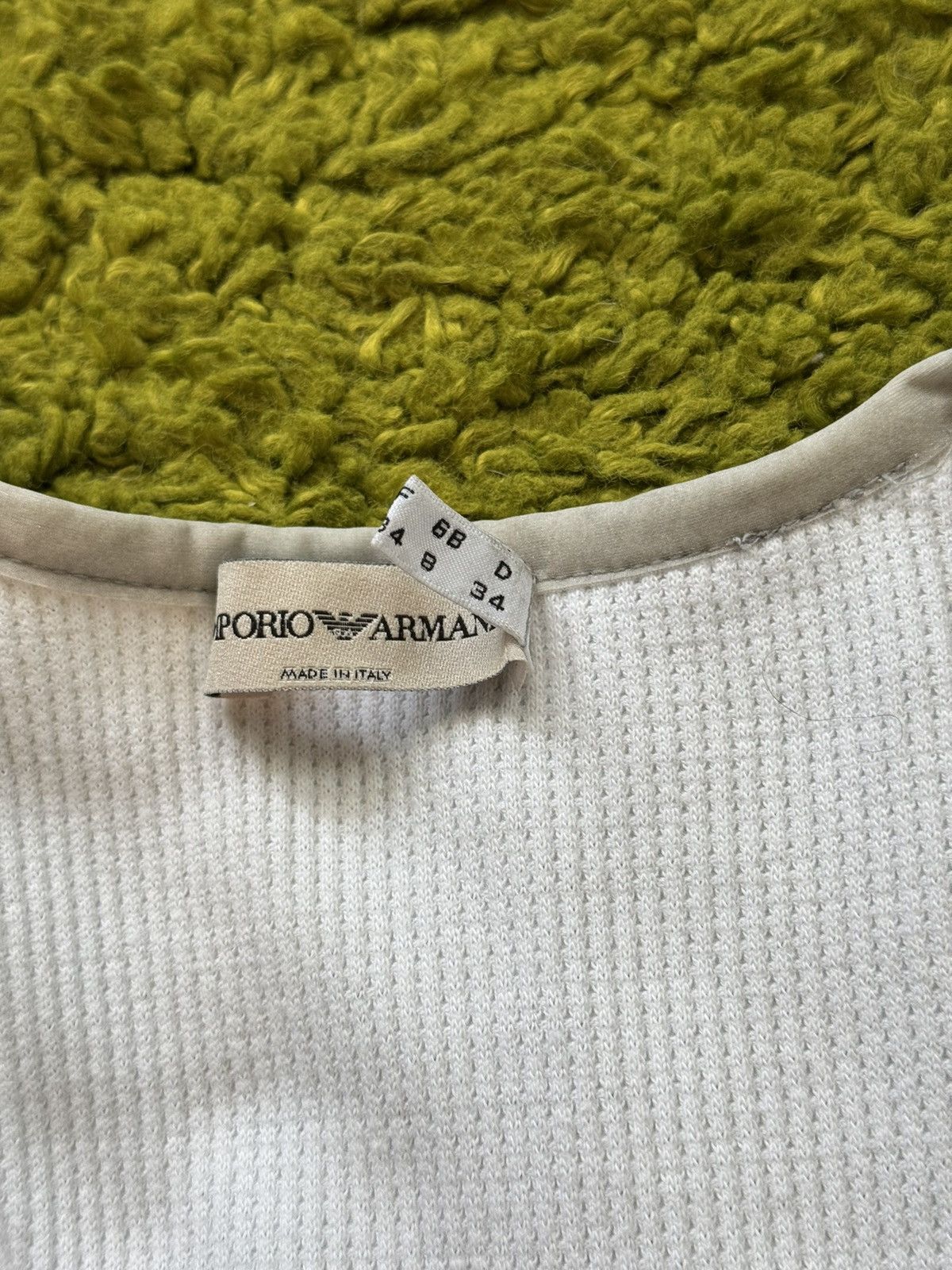 Armani × Designer × Emporio Armani Emporio Armani ribbed tank top Y2K Size S / US 4 / IT 40 - 5 Thumbnail