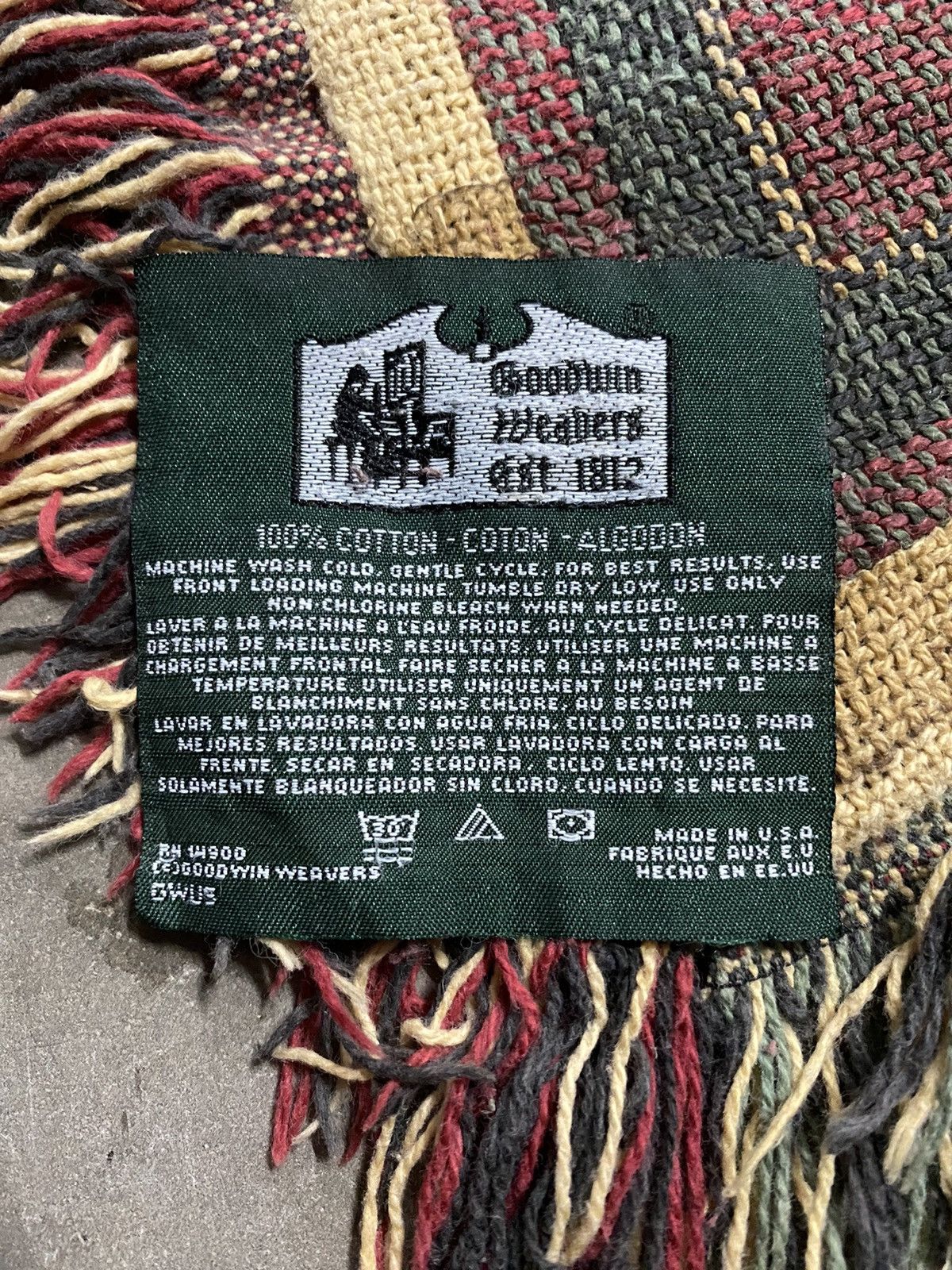 Other Goodwin Weavers Library Bookshelf Throw Blanket Vintage Size ONE SIZE - 5 Thumbnail