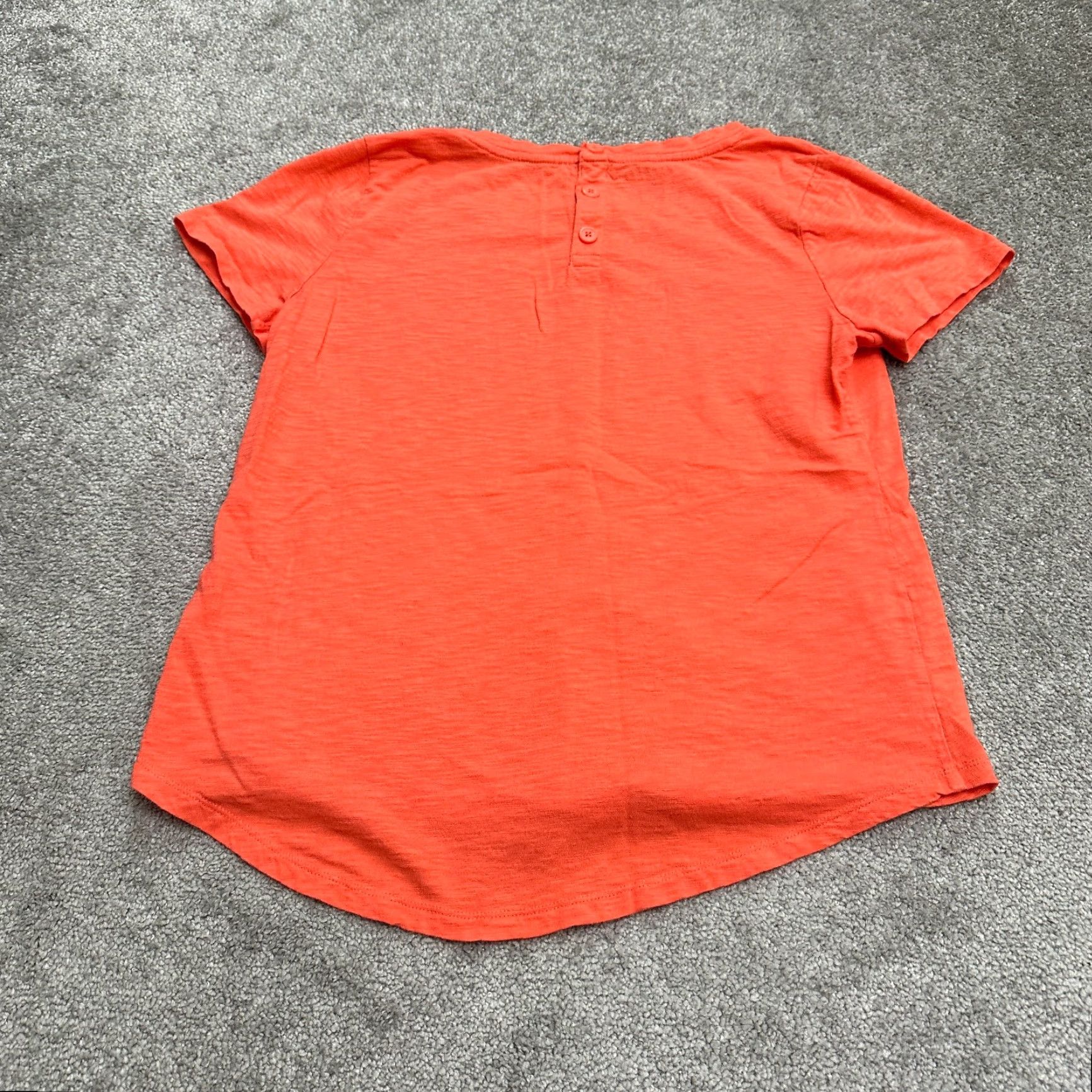 Talbots Talbots Petite T-Shirt Shirt Womens L Orange Round Neck Short Sleeve Basic Everyday Casual Size L / US 10 / IT 46 - 2 Thumbnail