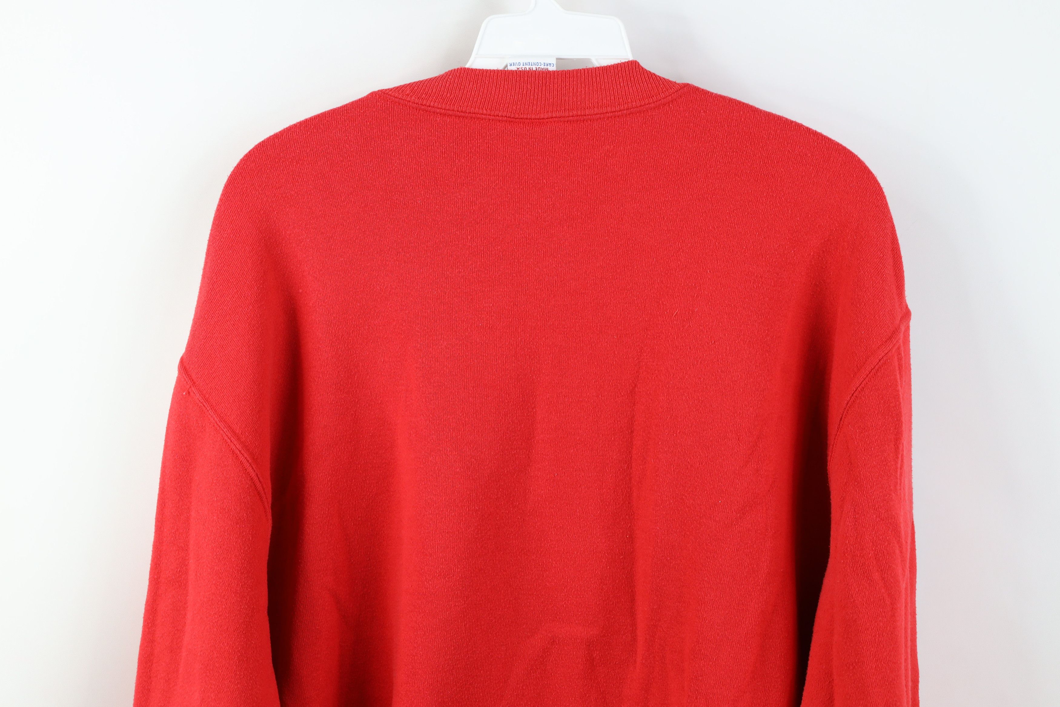 Russell Athletic Vintage 90s Russell Athletic Basketball Sweatshirt Red USA Size US L / EU 52-54 / 3 - 12 Thumbnail
