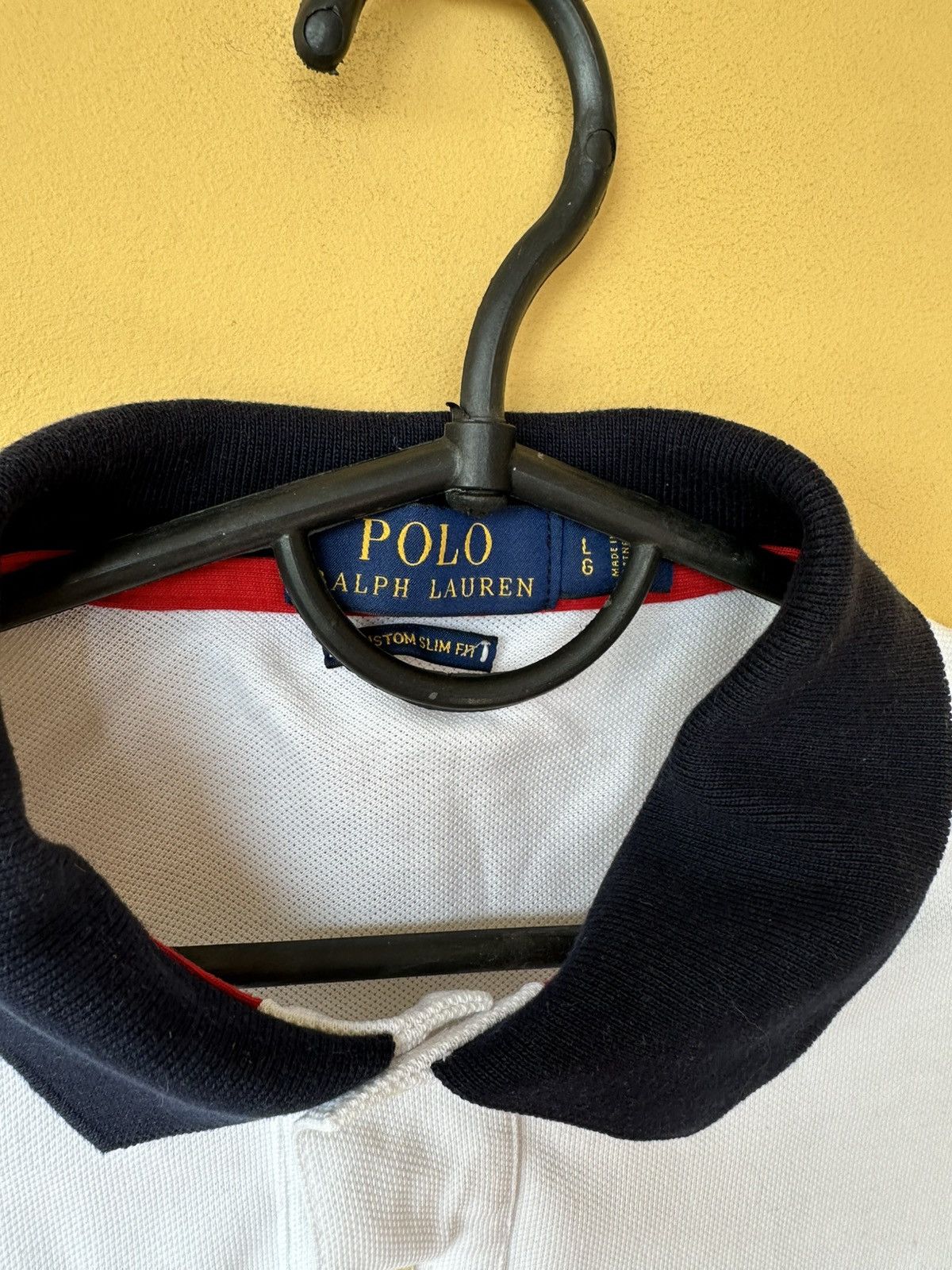 Polo Ralph Lauren Polo Ralph Lauren Shirt Men Red White Blue Big Pony size L Size US L / EU 52-54 / 3 - 3 Thumbnail