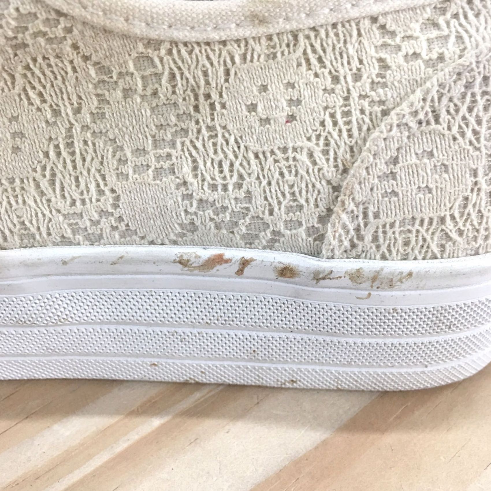 H&M Divided by H&M Shoes Womens 8 Platform Lace Sneaker Beige Lace Up Low Top Casual Size M / US 6-8 / IT 42-44 - 6 Thumbnail