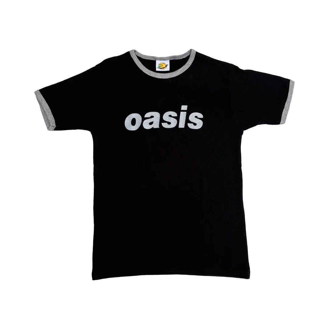 Band Tees Oasis 1996 96 90s Vintage Band Concert Tour Girl Top T-Shirt Size M / US 6-8 / IT 42-44 - 1 Thumbnail
