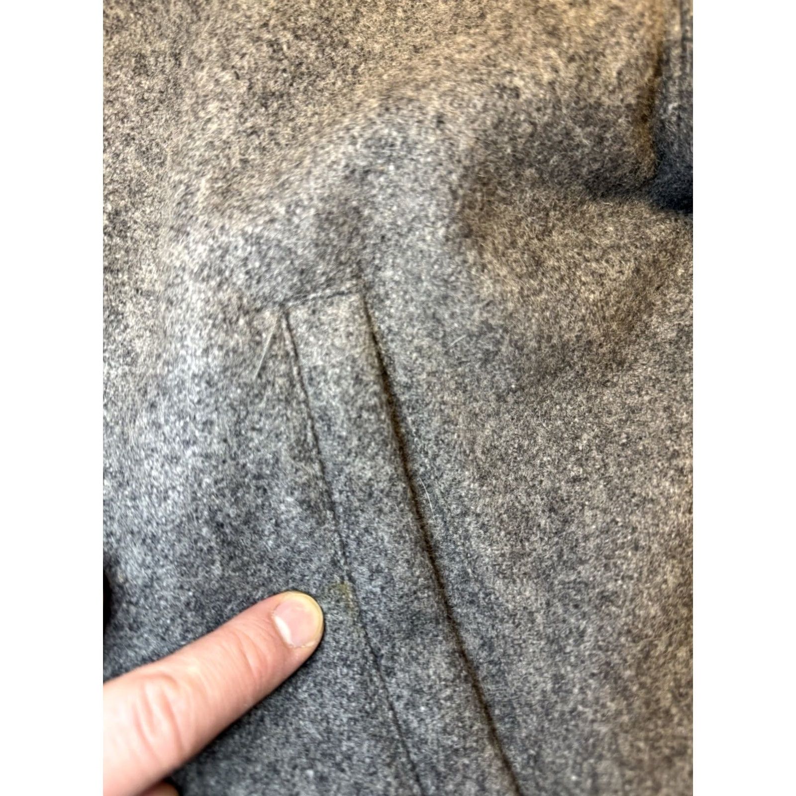 Vintage VINTAGE Grays Jacket Wool L Cam Bomber Men Gray Flannel Lined Zip Solid Sport 90s Girls? Size US L / EU 52-54 / 3 - 7 Thumbnail