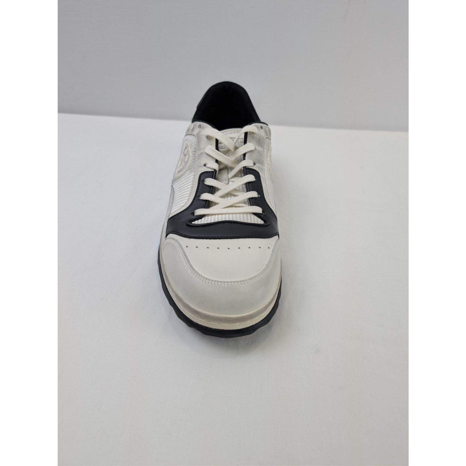 Gucci o1rshd1 Men's Mac80 GG Low Top Sneakers in Off-White Size US 12.5 / EU 45-46 - 12 Thumbnail