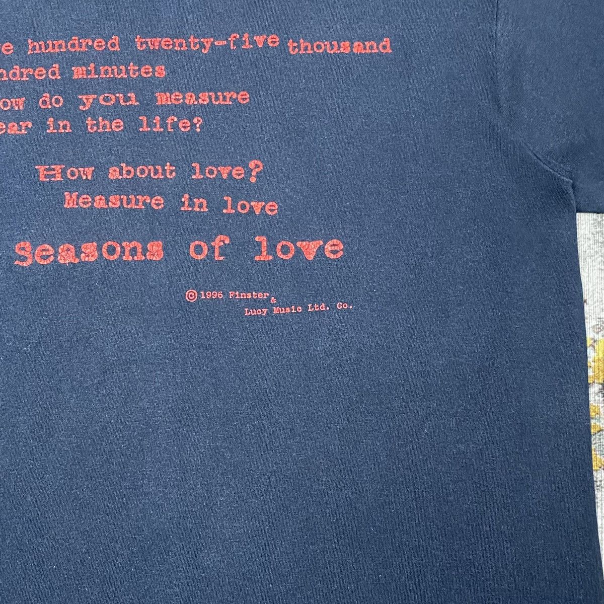 Vintage 💥Distressed💥Vintage Rent No Day But Today Musical Drama Tee Size US M / EU 48-50 / 2 - 11 Thumbnail