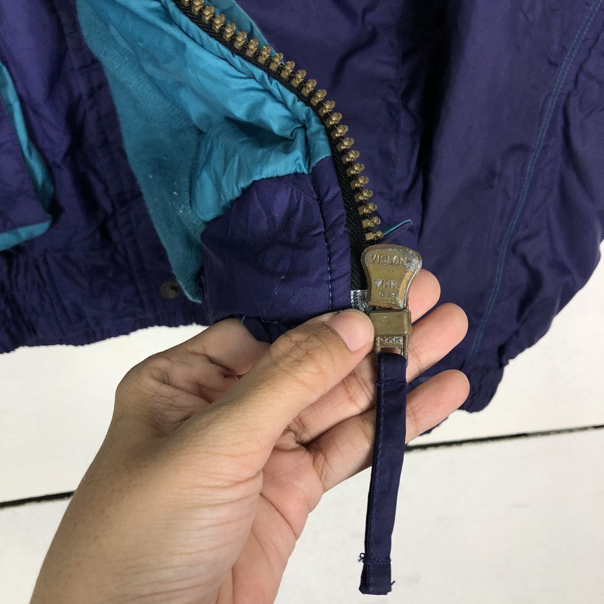Japanese Brand 🔥Vtg Bomber Jacket Bondage Lipner Racing Big Logo Size US L / EU 52-54 / 3 - 19 Thumbnail