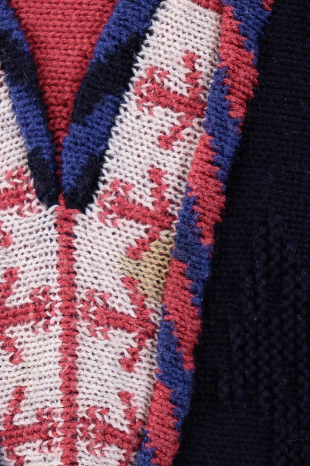 Carlo Colucci Carlo Colucci Multicolor Designer Sweater Size 56 Size US M / EU 48-50 / 2 - 3 Thumbnail