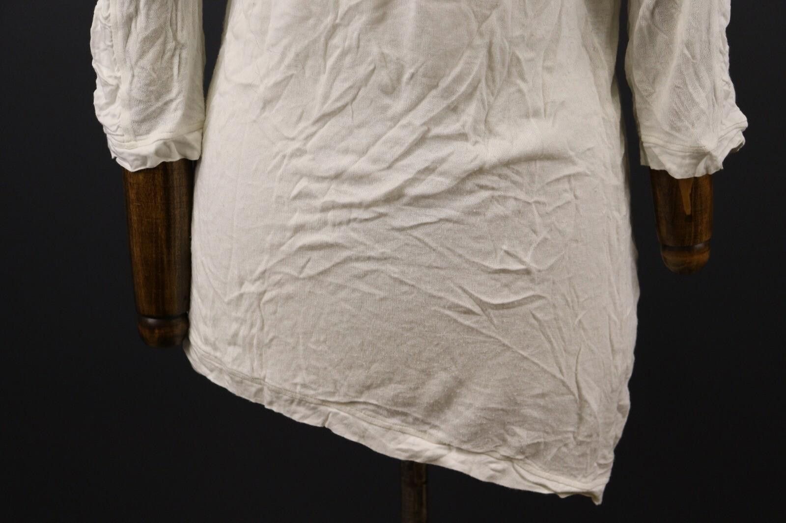 Designer Elisa Cavaletti Blu Sono Italiano Linen Tunic Shirt Size XS Size XS / US 0-2 / IT 36-38 - 9 Thumbnail