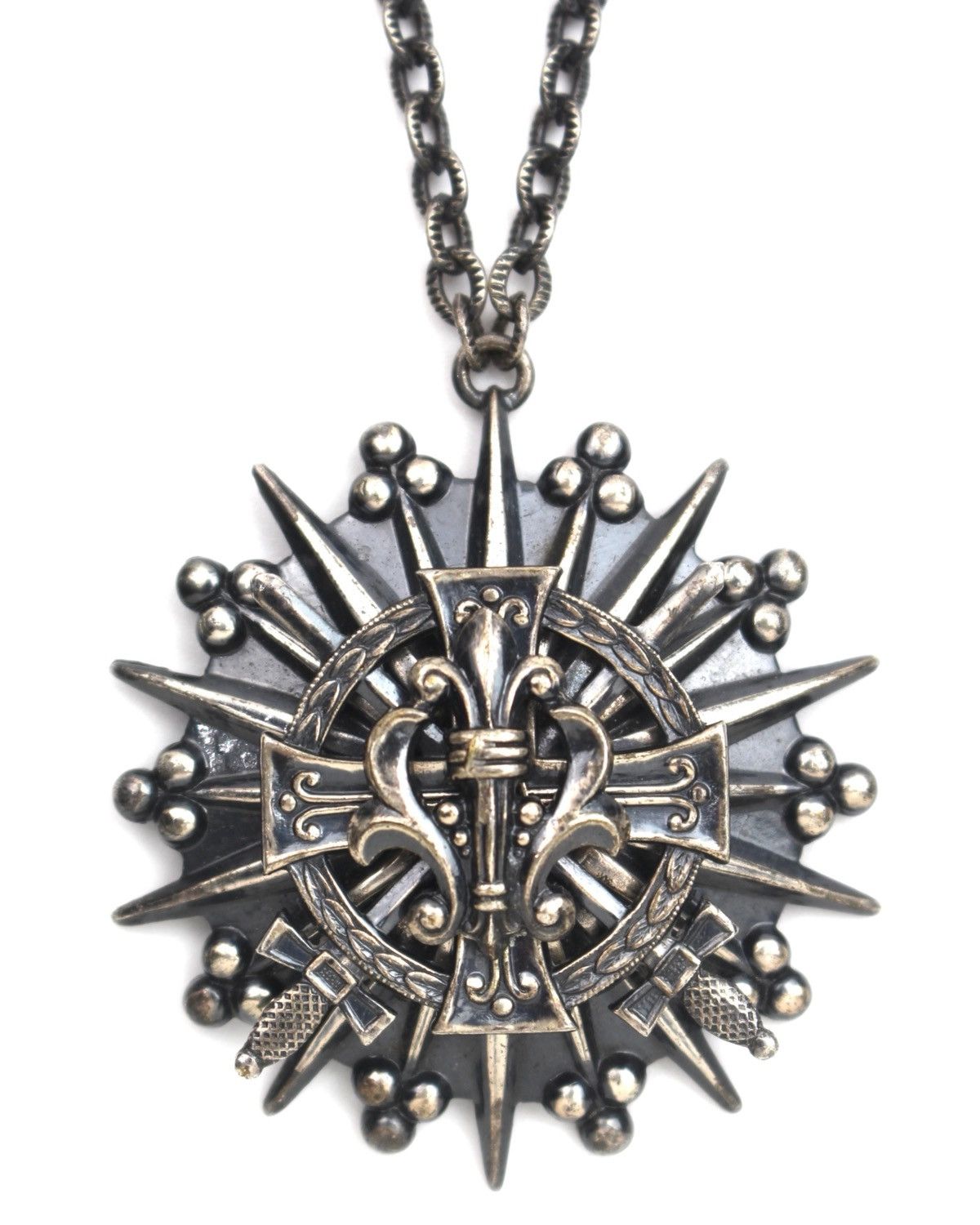 Hysteric Glamour 2000S JAPANESE MADE GOTHIC COMPASS STAR CHAIN NECKLACE Size ONE SIZE - 1 Thumbnail
