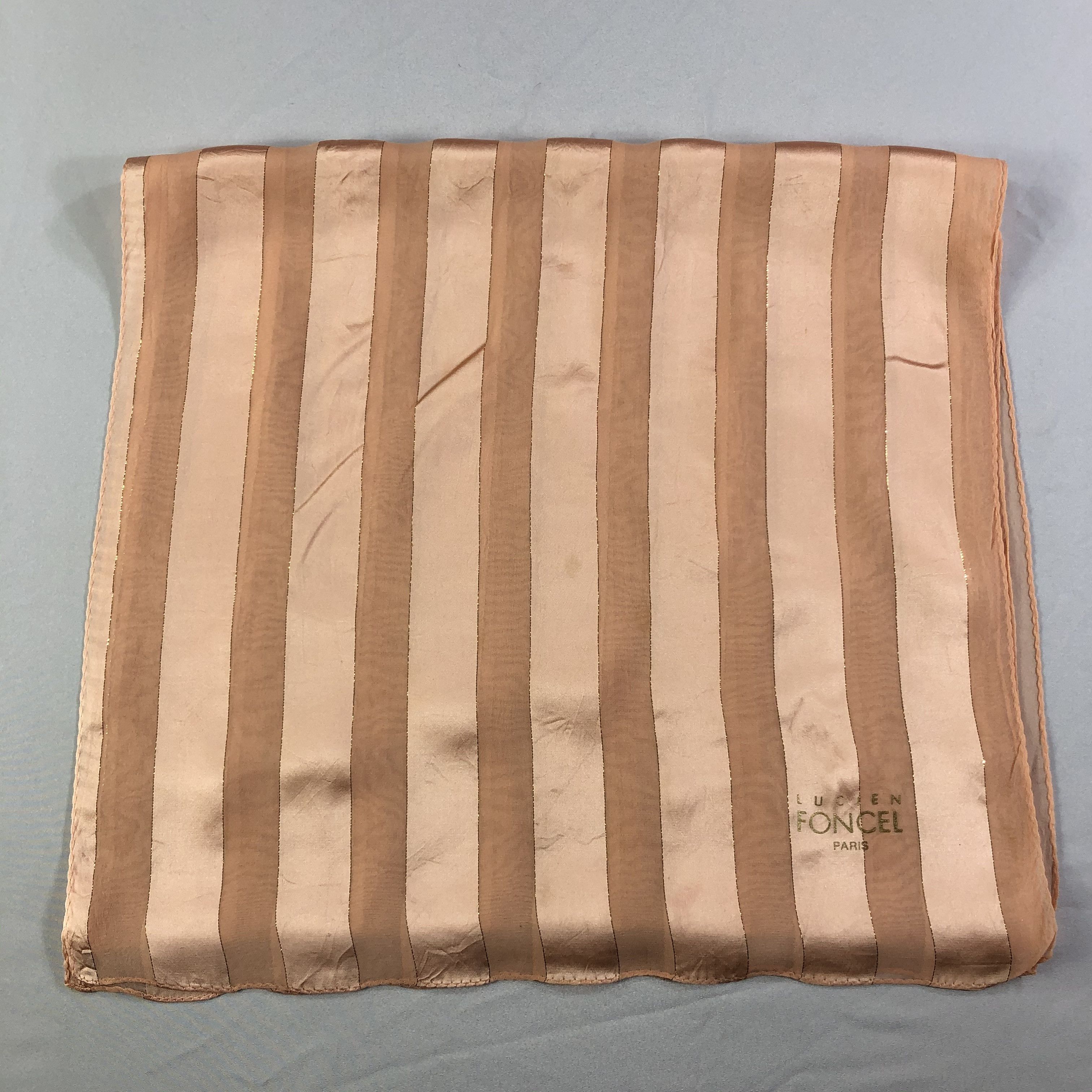 Vintage Vintage Lucien Foncel Paris Silk Scarf Size ONE SIZE - 3 Thumbnail