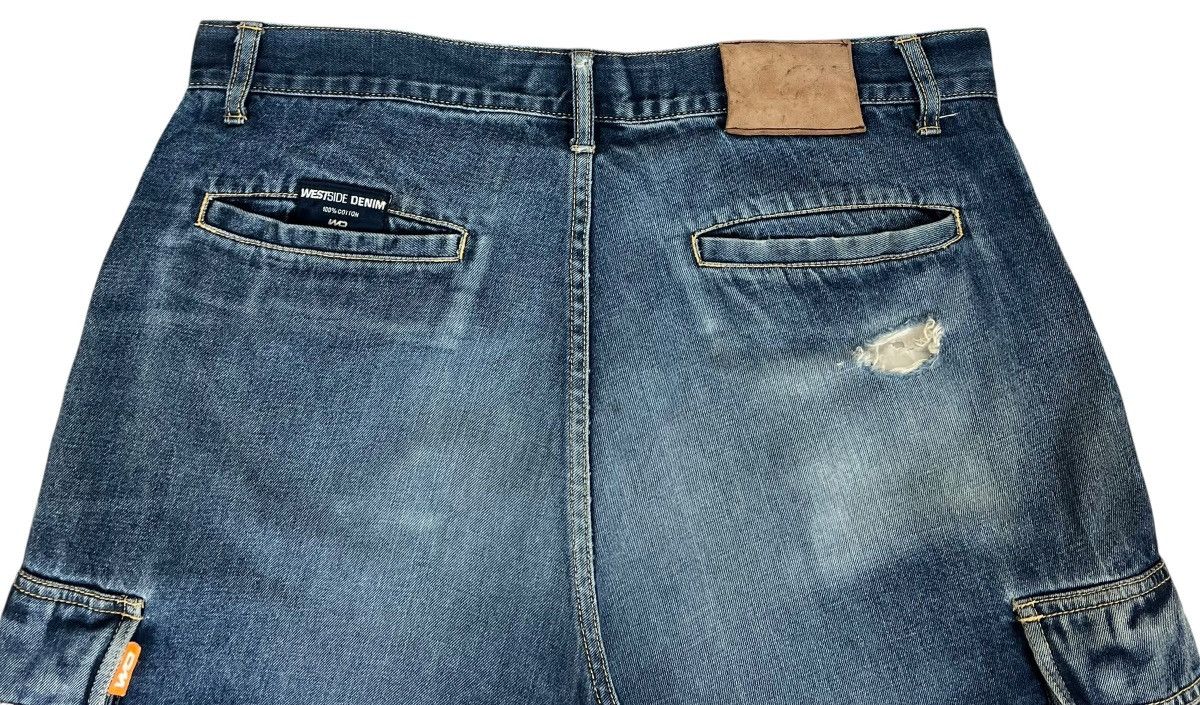 JNCO Vintage Distressed WESTSIDE DENIM Baggy Jeans Size US 36 / EU 52 - 8 Thumbnail