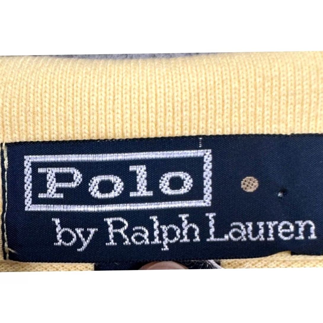 Polo Ralph Lauren Polo Ralph Lauren Polo Shirt Mens Large Yellow Pocket Short Sleeve Rugby Size US L / EU 52-54 / 3 - 4 Thumbnail
