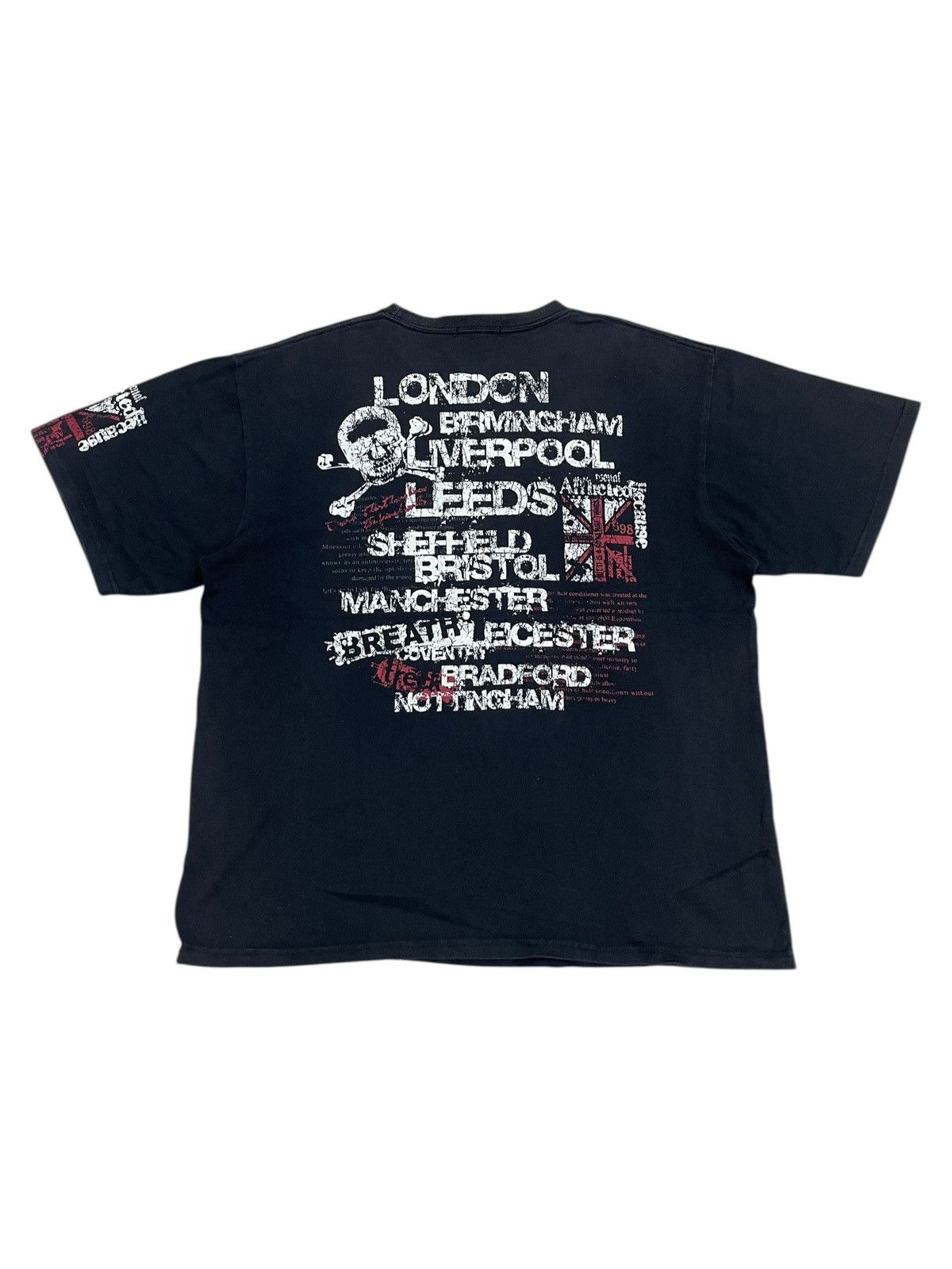 Japanese Brand Beaumere Destruction Wish Affliction Punk Tour Y2K Wording Size US XXL / EU 58 / 5 - 2 Thumbnail