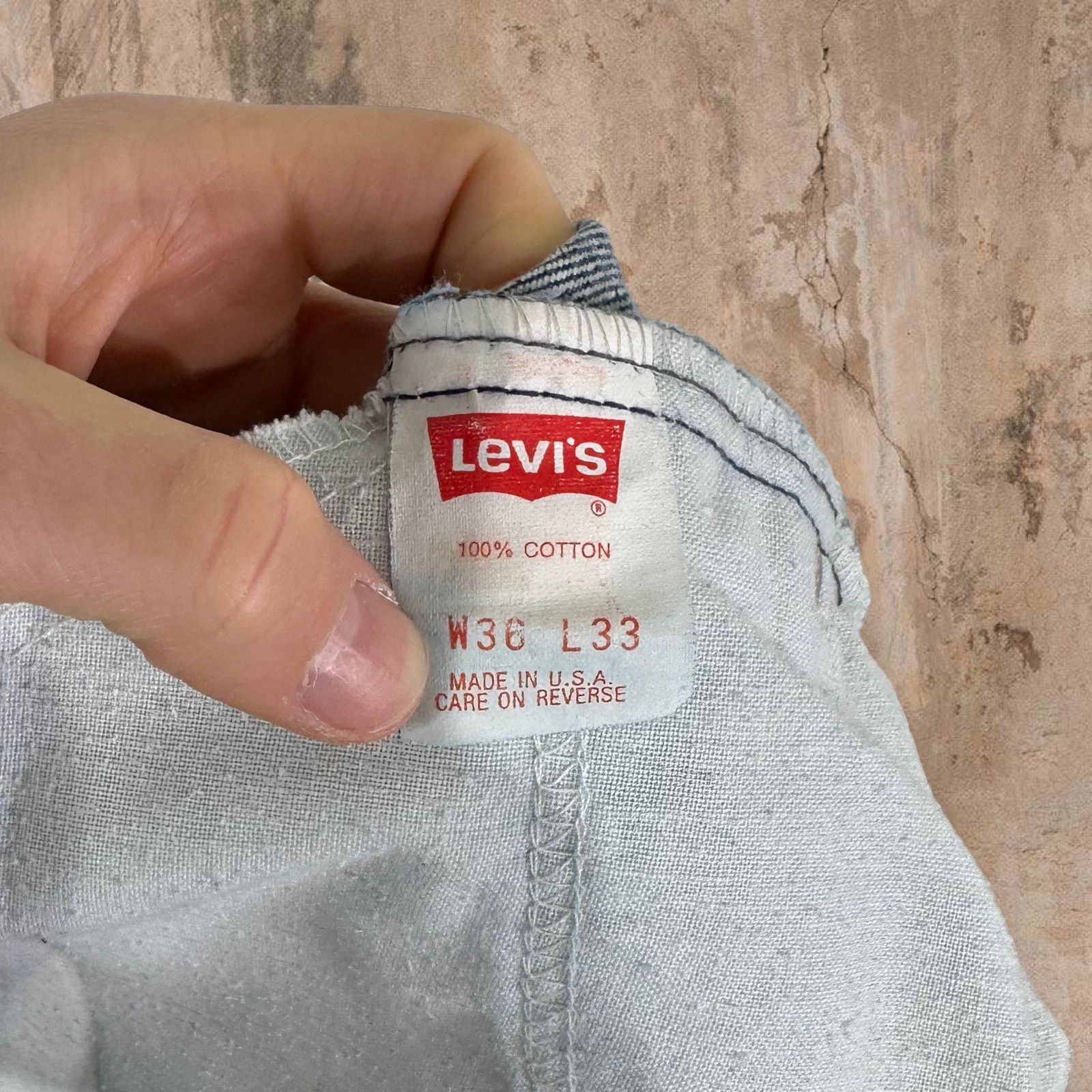 Levi's Vintage 80s Orange Tab Levis Jeans 36x33 Bootcut Medium Wash Size US 36 / EU 52 - 6 Thumbnail