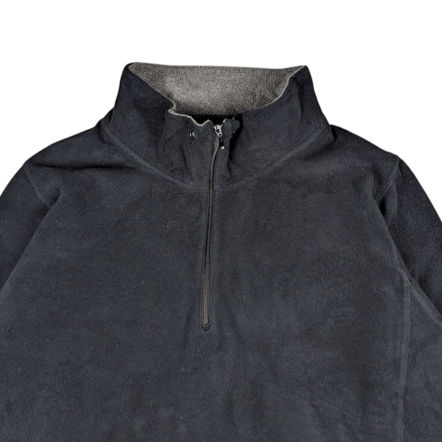 Uniqlo UNIQLO Dark Blue Micro Fleece Sweatshirts Pullover Size US L / EU 52-54 / 3 - 5 Thumbnail