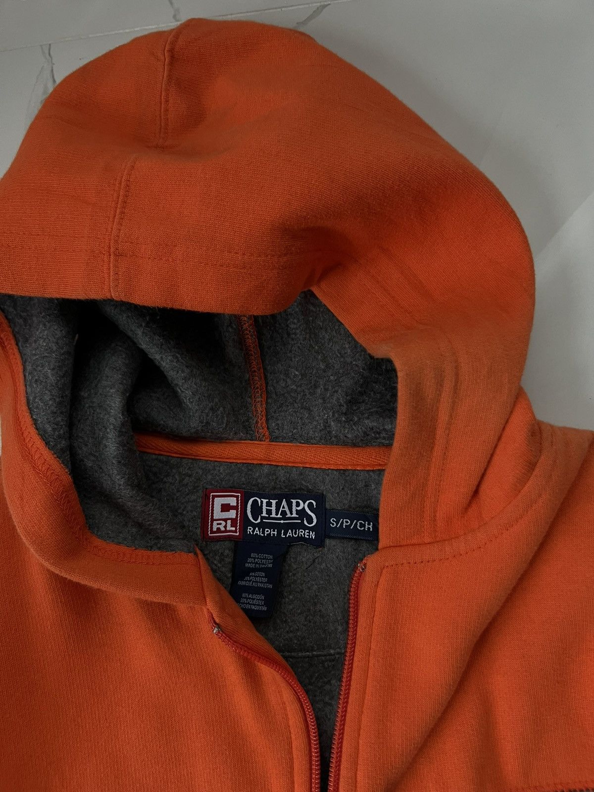 Polo Ralph Lauren 00’s RALPH LAUREN CHAPS RETRO RARE ZIP BIG LOGO HOODIE Y2K Size US S / EU 44-46 / 1 - 4 Thumbnail