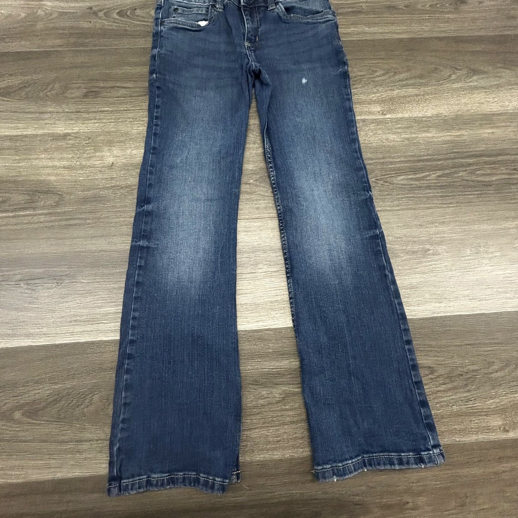 Wrangler VINTAGE Wrangler Bootcut Jeans Womens 3 Blue Medium Wash Low Rise Denim Pockets Y2K Womens Mens? Size 26" / US 2 / IT 38 - 3 Thumbnail