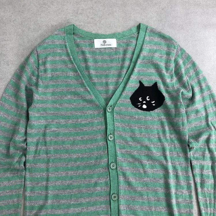 Issey Miyake Ne-Net Issey Miyake Iconic Logo Cardigan Size S / US 4 / IT 40 - 2 Thumbnail
