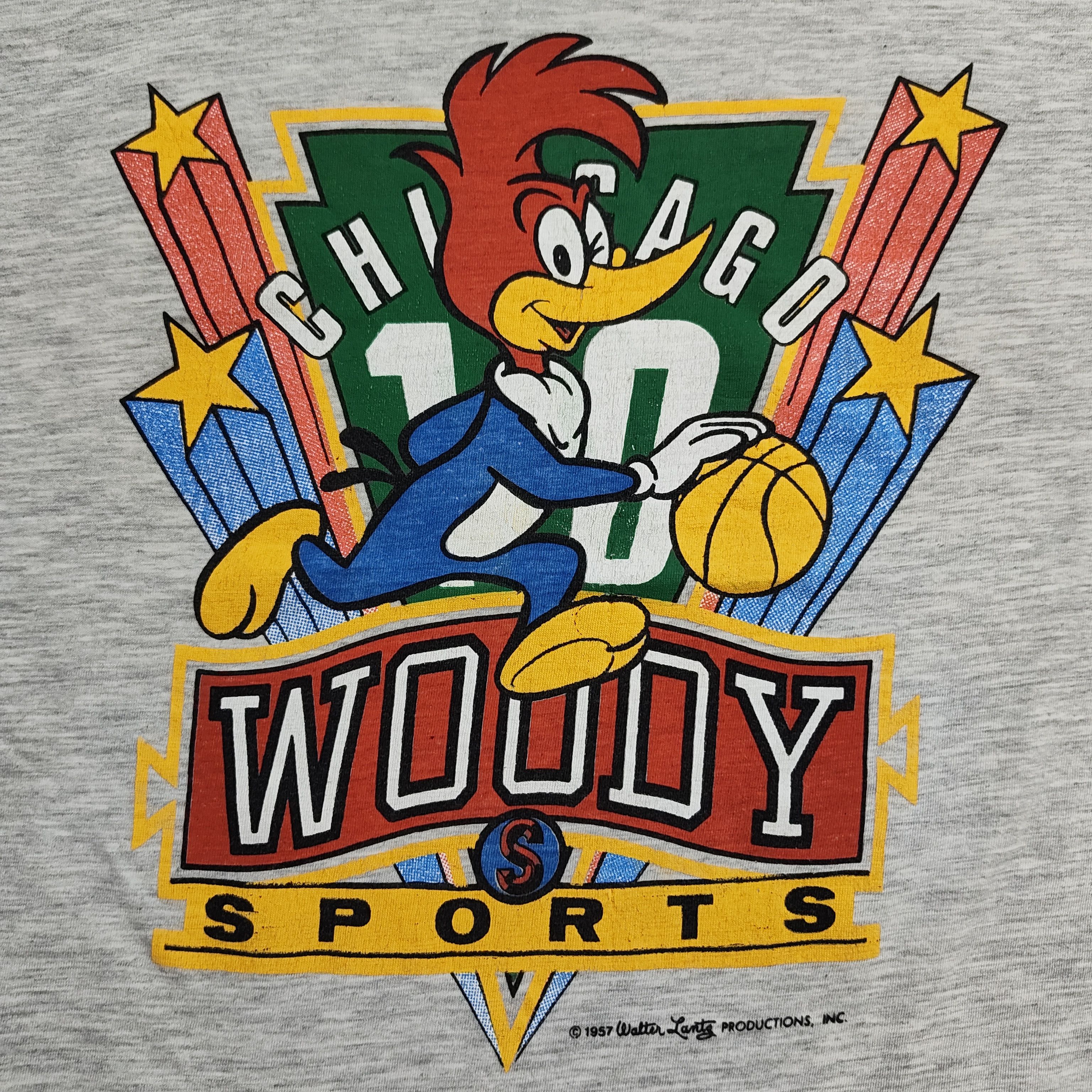 Vintage Vintage 90s WOODY WOODPECKER T-shirt Size US M / EU 48-50 / 2 - 3 Thumbnail