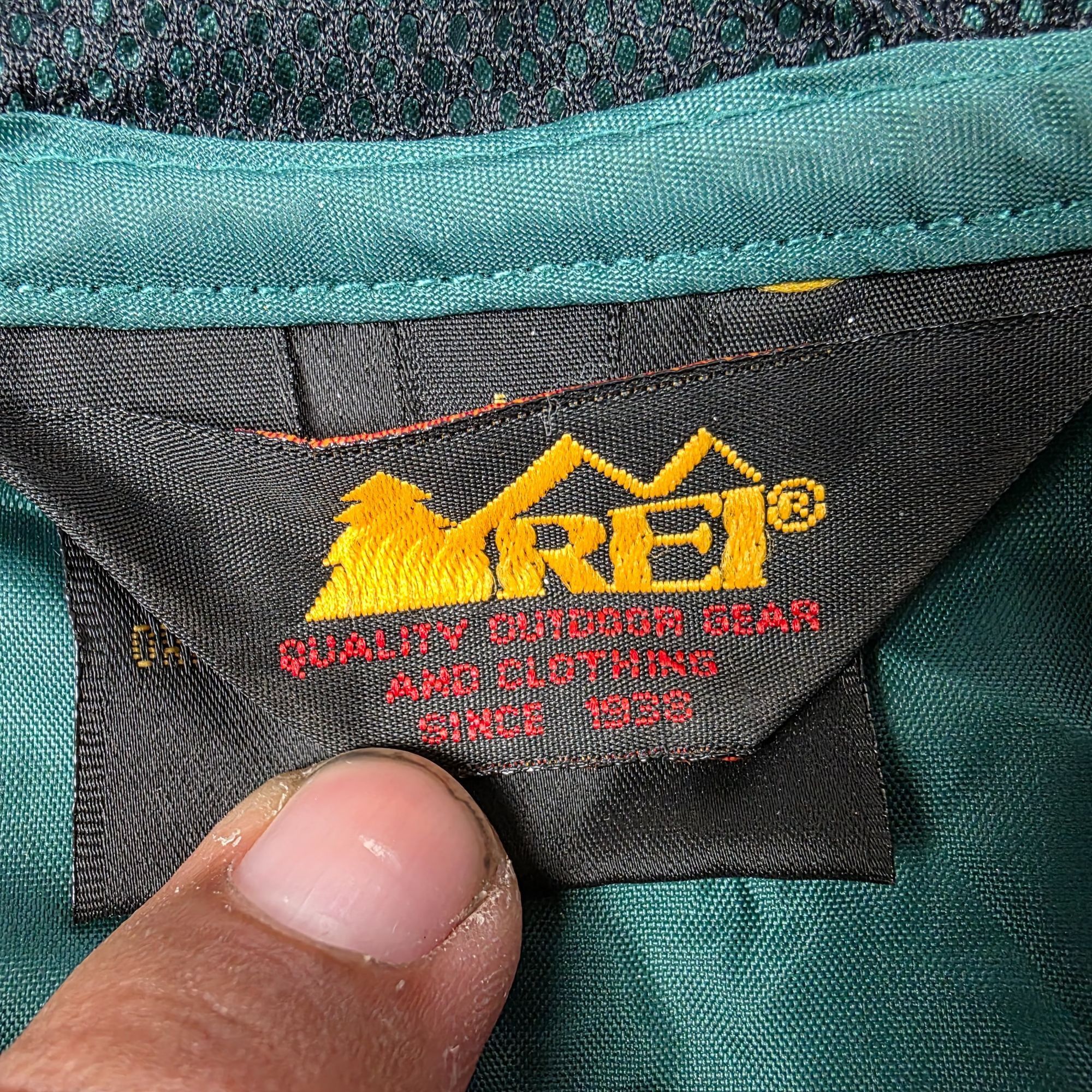 Rei Vintage REI Mens Large Green Anorak Nylon Pullover Hooded Ja Size US L / EU 52-54 / 3 - 4 Thumbnail