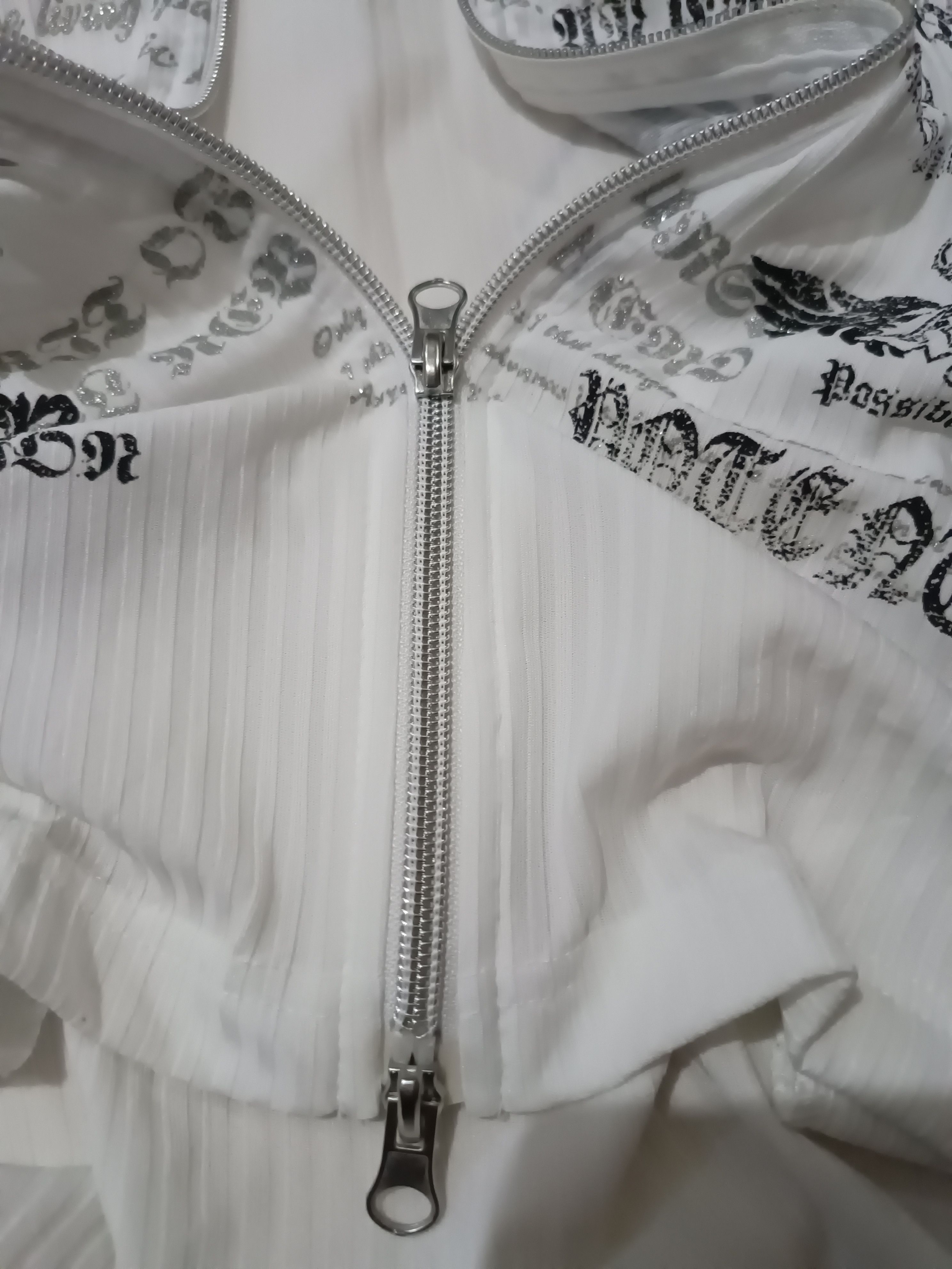 14th Addiction PUNK GOTHIC DESIGN RIBBED KNIT SKULL CROSS AFFLICTION STYLE Size US XL / EU 56 / 4 - 3 Thumbnail