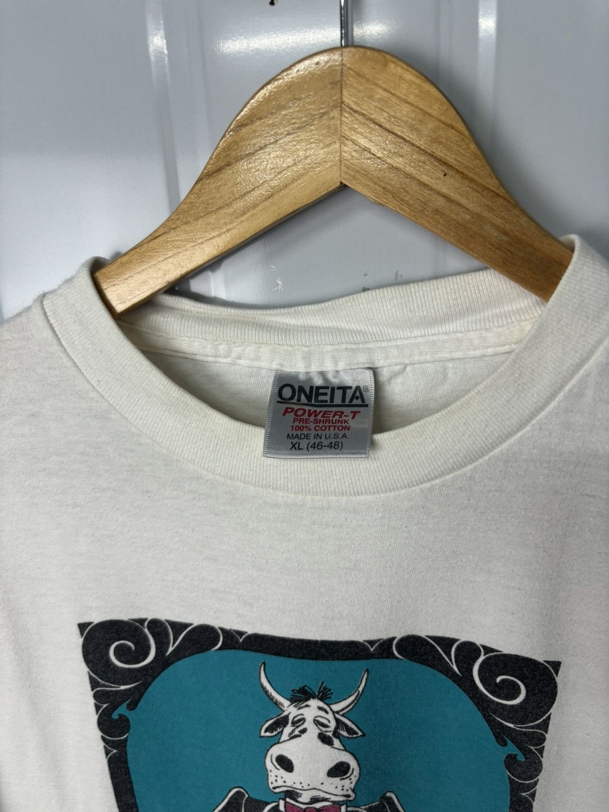 Vintage RARE! Vintage 90’s Cowpuccino Promo Art Coffee Size US XL / EU 56 / 4 - 6 Thumbnail
