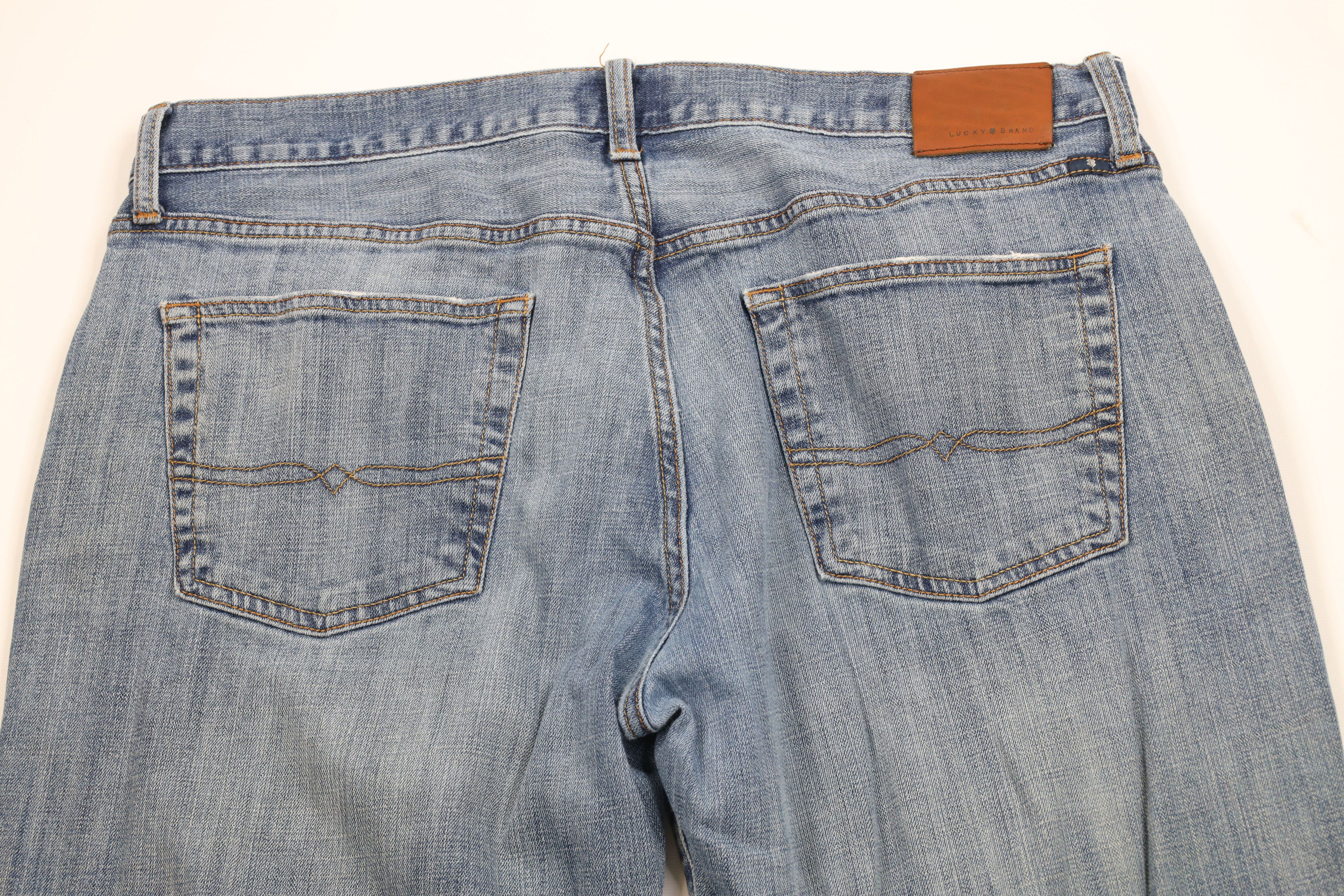 Vintage Vintage Y2K Lucky Brand Stretch 221 Original Straight Jeans Size US 38 / EU 54 - 13 Thumbnail