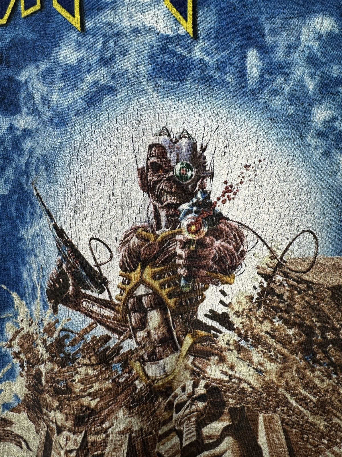 Band Tees Y2K Iron Maiden Back In Time Metal Rock Band Graphic T Shirt Size US M / EU 48-50 / 2 - 7 Thumbnail