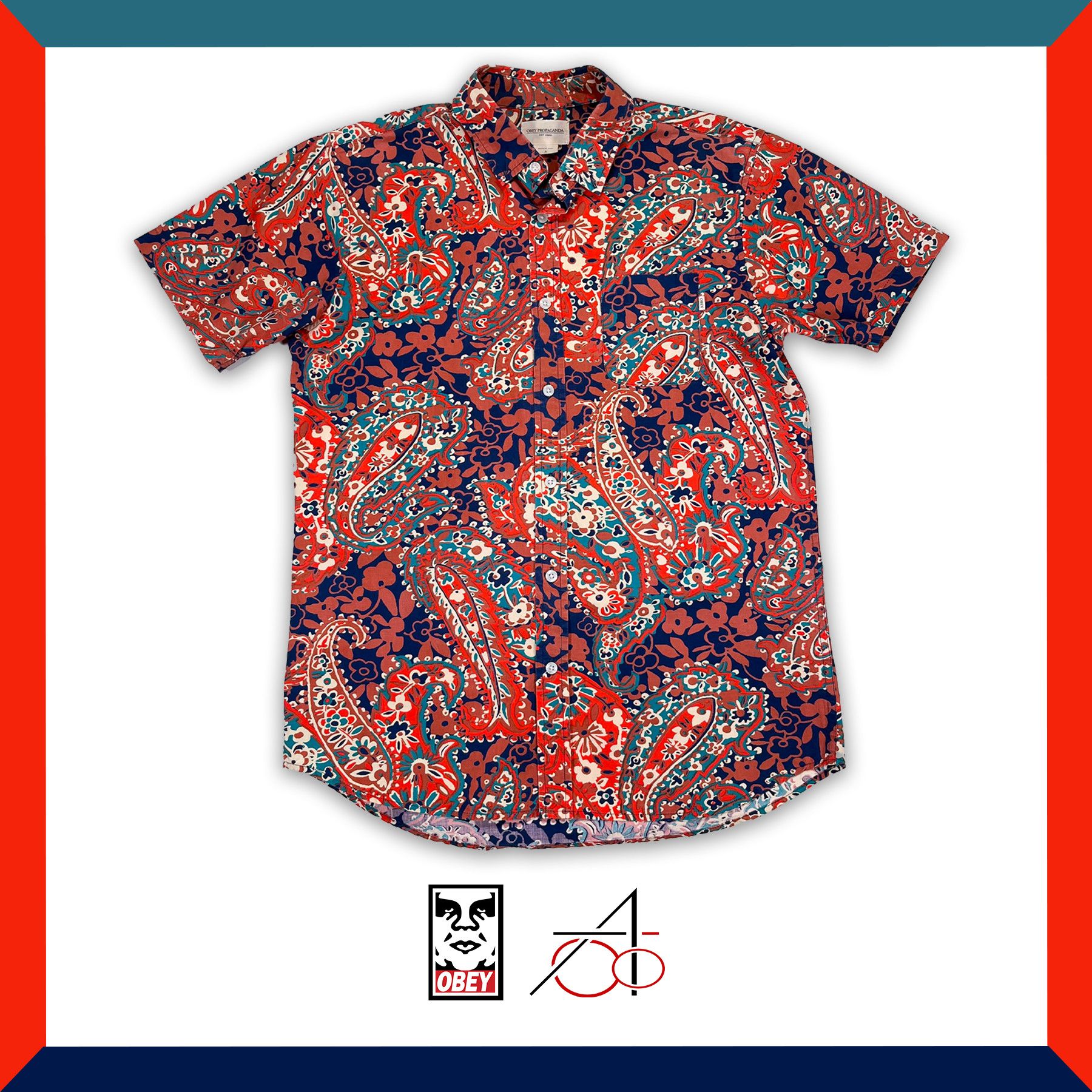 Obey Obey Pablo Escobar shirt, S/M size Size US S / EU 44-46 / 1 - 1 Thumbnail