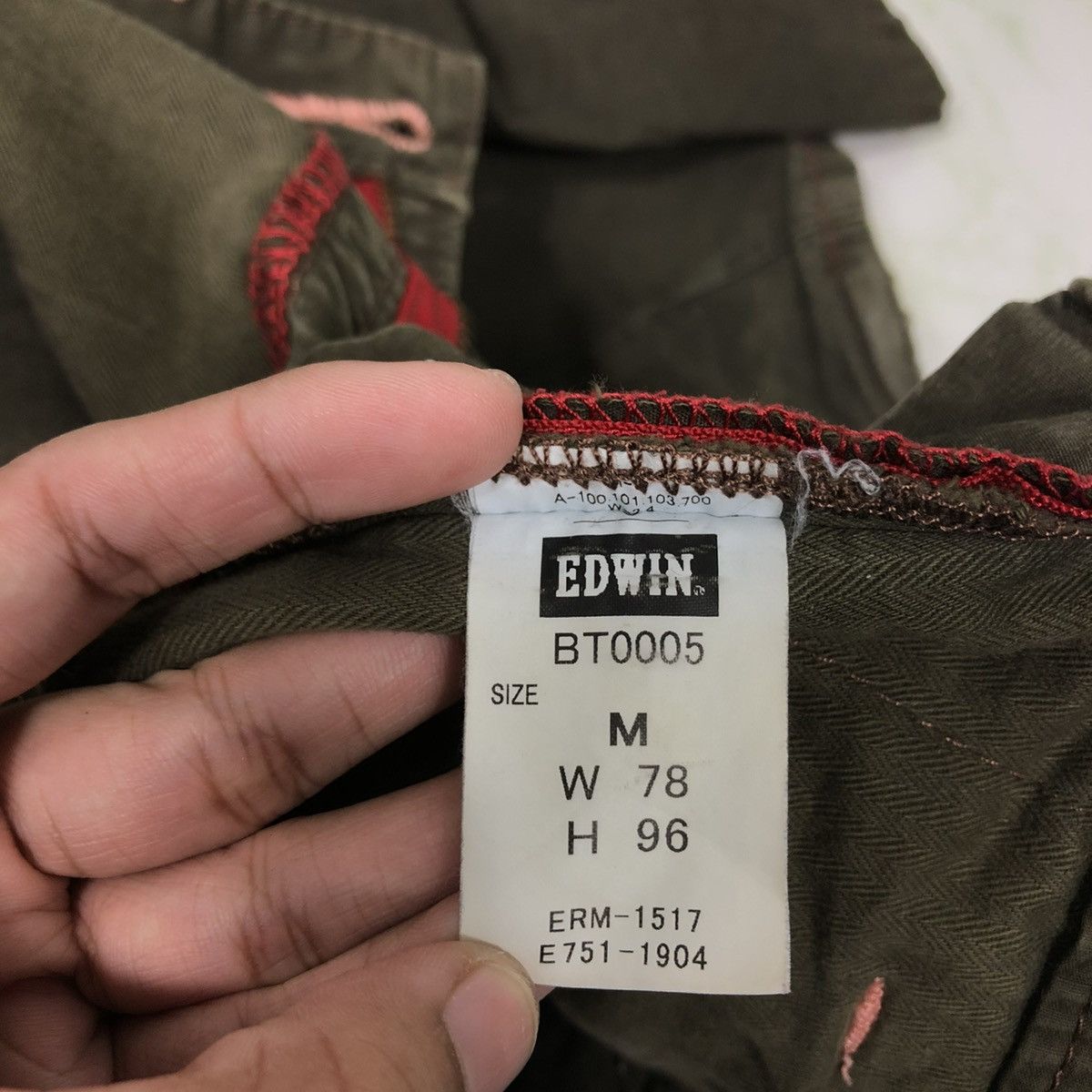 Japanese Brand 🔥VINTAGE CARGO PANTS BIKER EDWIN ISSEY MIYAKE Size US 32 / EU 48 - 24 Thumbnail