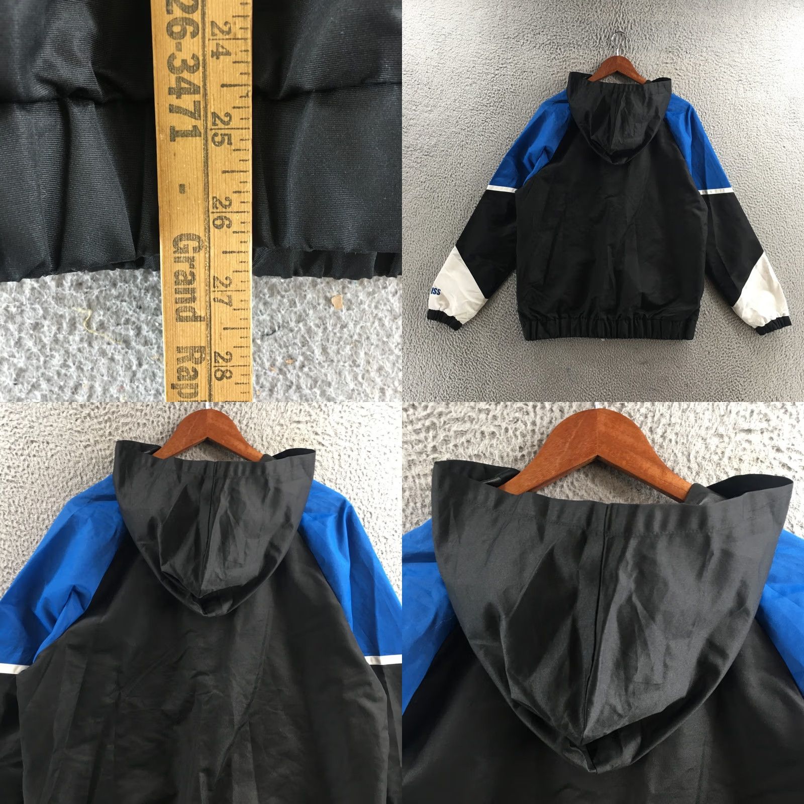K-Swiss K-Swiss Jackets Mens Medium Windbreaker Black Full Zip Long Sleeve Pocket Casual Size US M / EU 48-50 / 2 - 8 Thumbnail