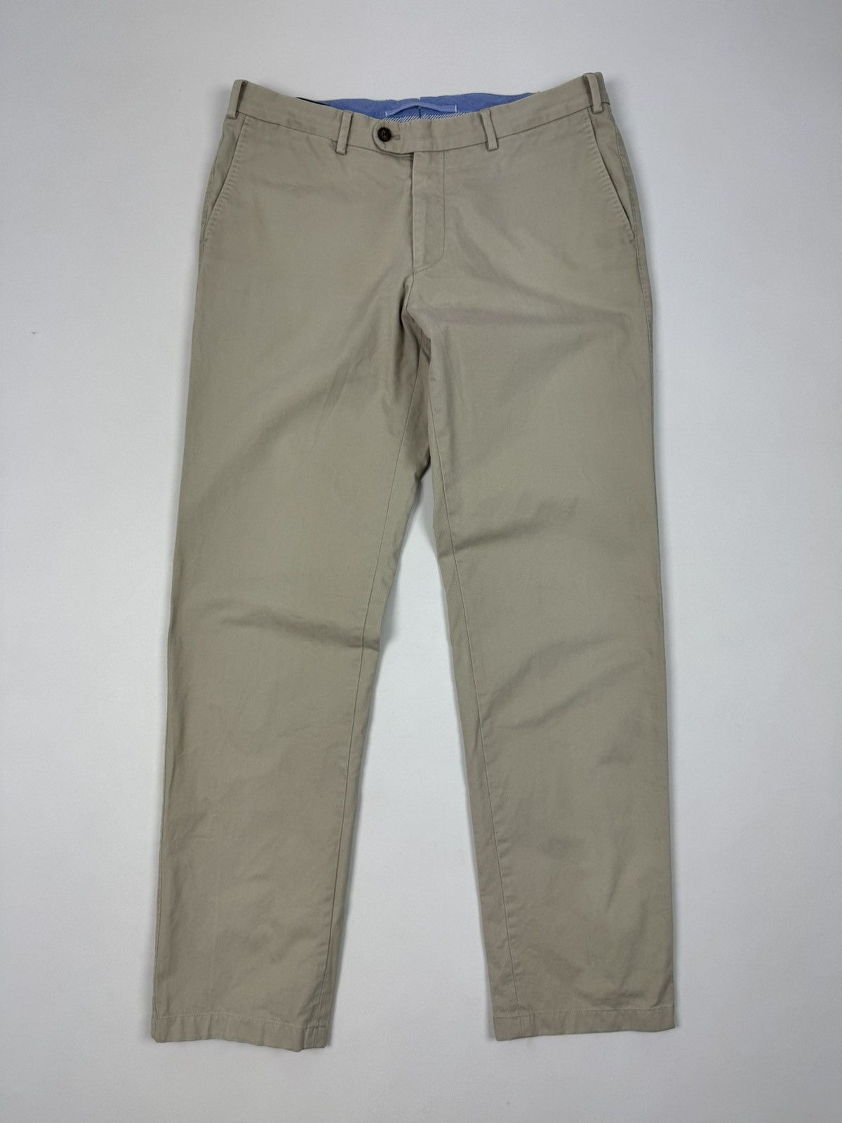 Suitsupply Suitsupply Cotton Beige Chino ACORfato Trousers Pants Size US 32 / EU 48 - 4 Thumbnail