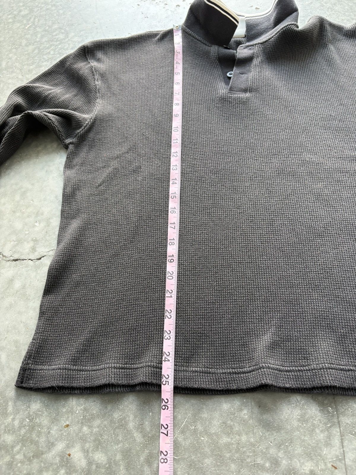 Bugle Boy Vintage Y2K Bugle Boy Thermal Henley Collared Shirt Size US L / EU 52-54 / 3 - 6 Thumbnail