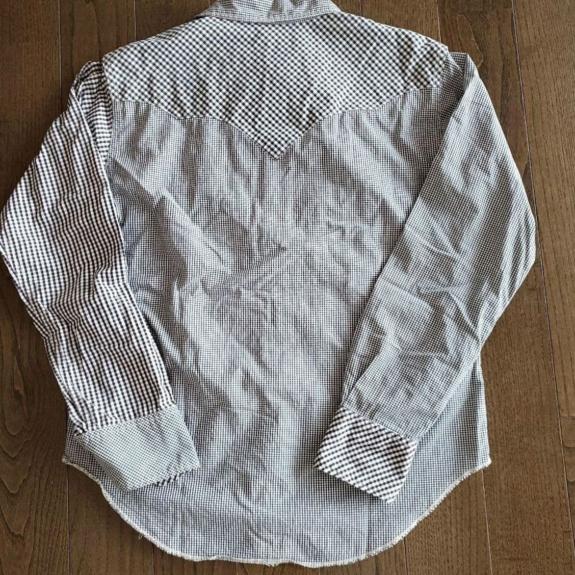 Engineered Garments ENGINEERED GARMENTS Shirt Size S Gray Blue Gingham Check Long Sleeve Pre-owned Size US S / EU 44-46 / 1 - 8 Thumbnail