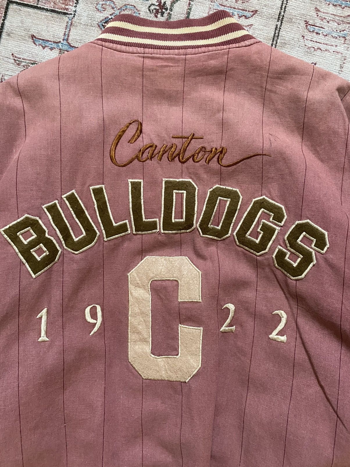 Vintage Vintage Canton Bulldogs NFL Reversible Varsity Jacket Size US M / EU 48-50 / 2 - 12 Thumbnail