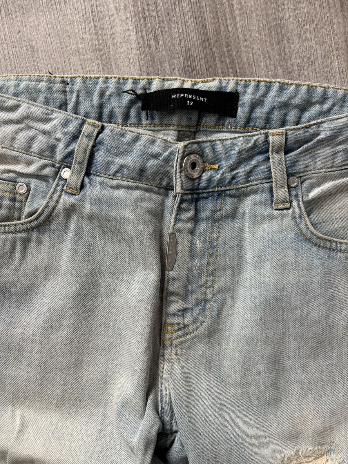Represent Clo. Light Wash Represent Denim Size US 32 / EU 48 - 2 Thumbnail