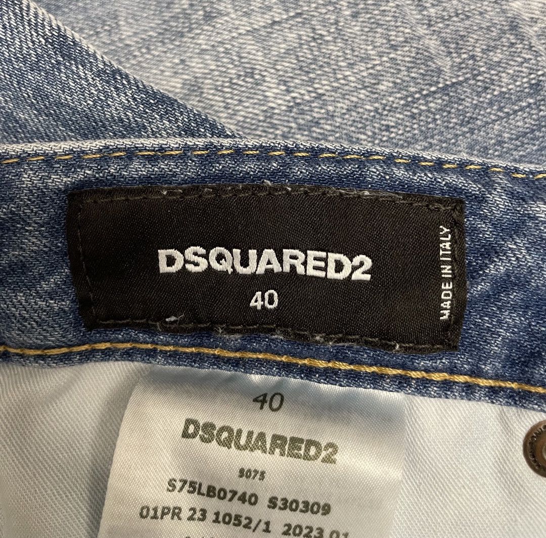 Dsquared2 DSQUARED2 Womens Cool Girl Cropped Jeans Size 27" / US 4 / IT 40 - 6 Thumbnail
