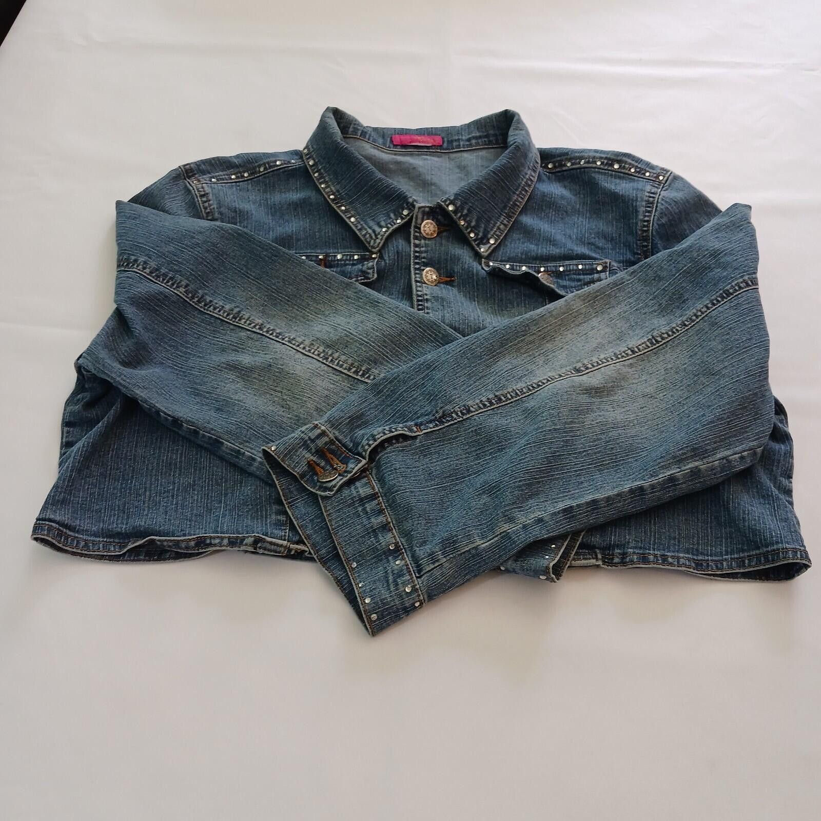 Other VTG Thalia Sodi Denim Women Jacket Jeans Blue Vest Size M Size M / US 6-8 / IT 42-44 - 8 Thumbnail