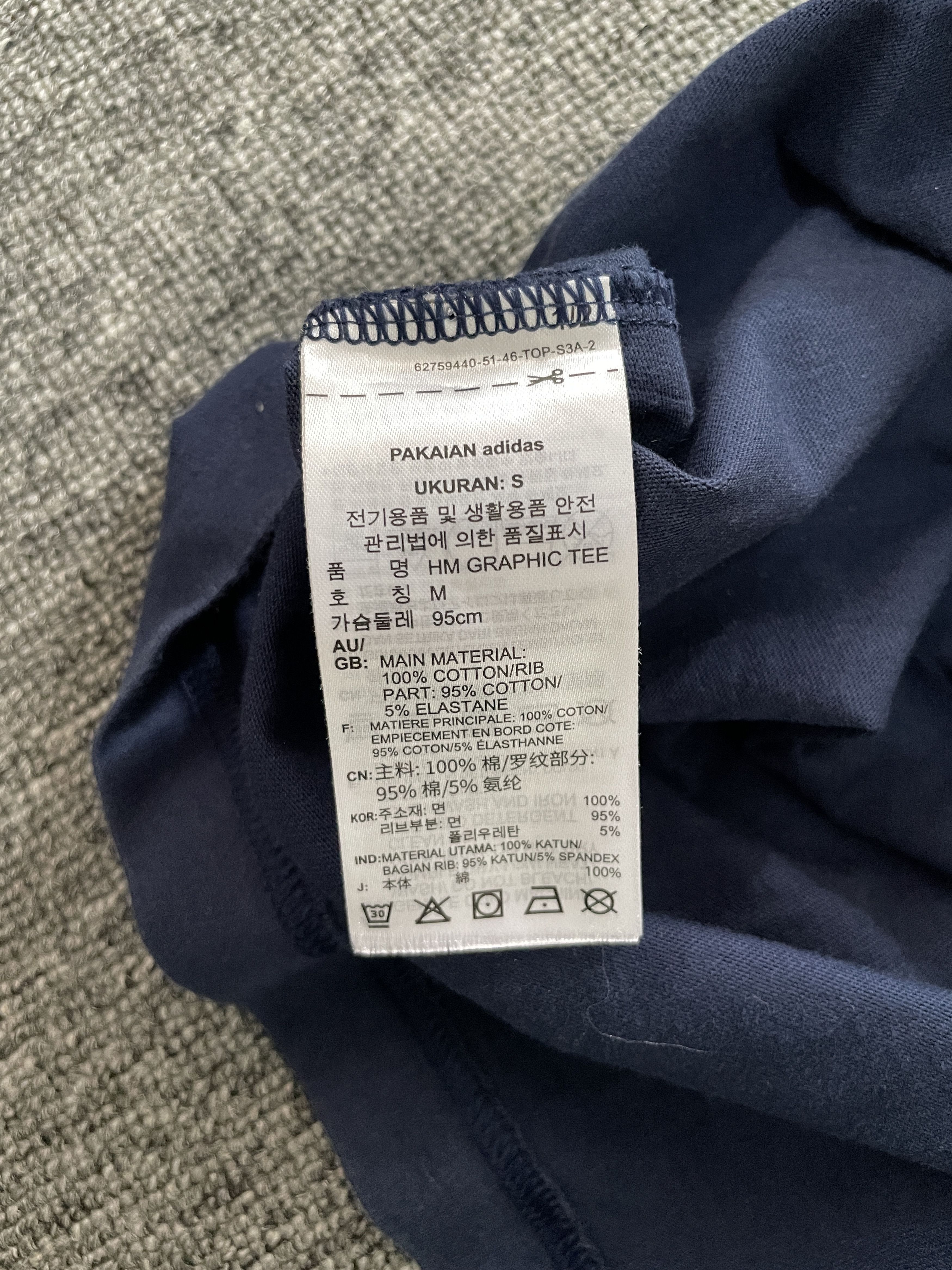 Adidas × Human Made Human Made X Adidas Consortium Graphic T-Shirt Navy Size US S / EU 44-46 / 1 - 9 Thumbnail