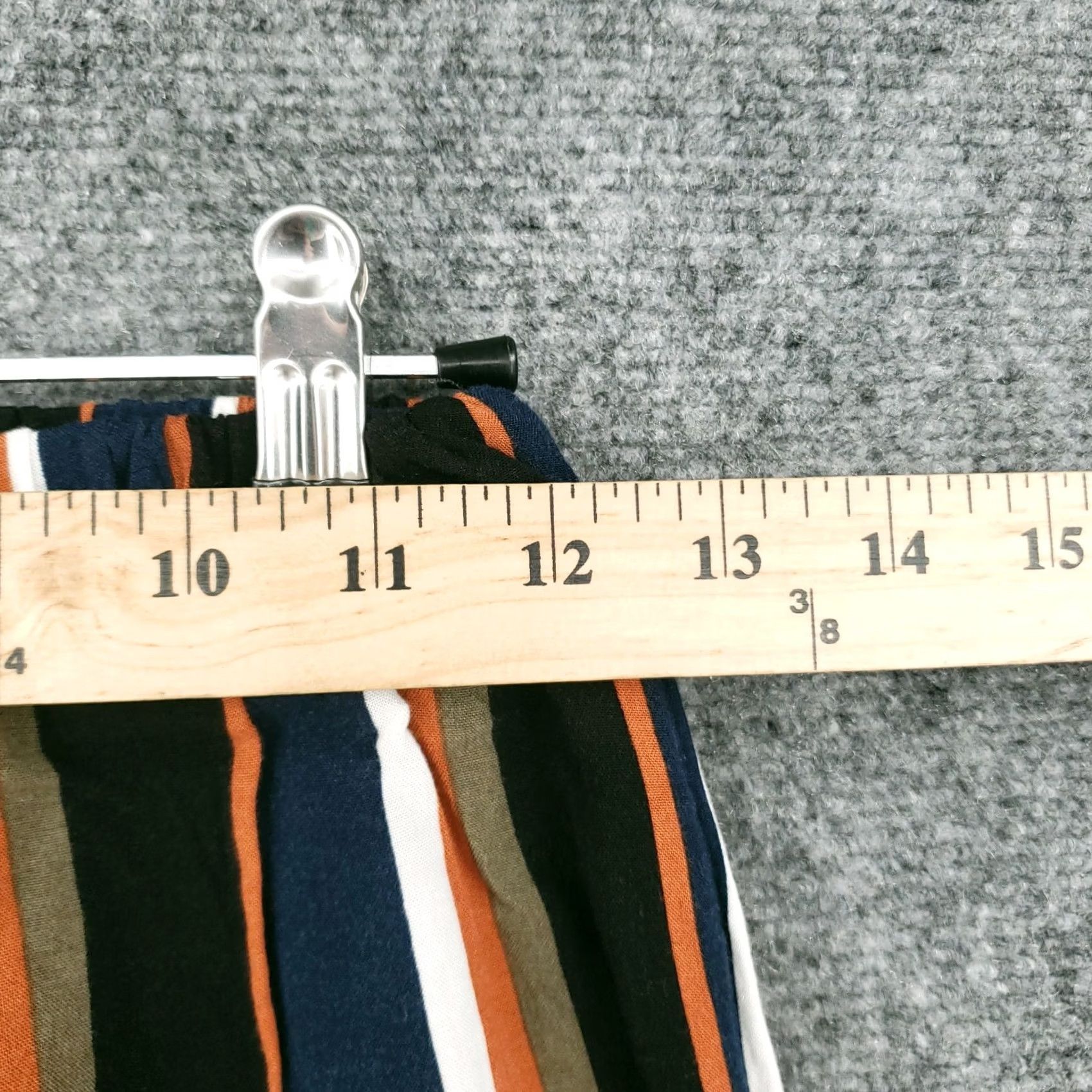 Vintage Rue21 Pants Striped Capri Wide-Leg Pull On Blue Small Womens XS? Size 28" / US 6 / IT 42 - 5 Thumbnail
