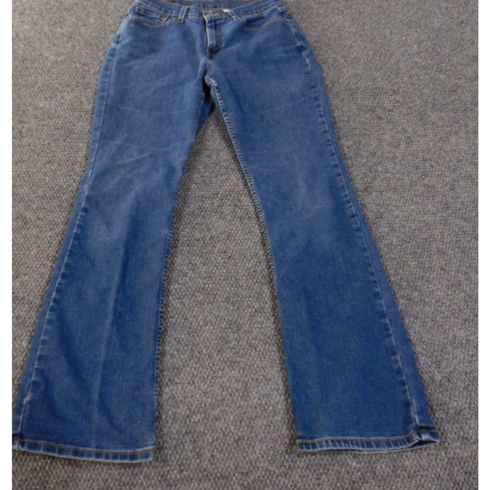 Levi's Levi's 515 Jeans Bootcut Women 10 Regular Blue Denim USA Mid Rise 31in Inseam Zipper Stretch Vintage No Size 32" / US 10 / IT 46 - 2 Thumbnail