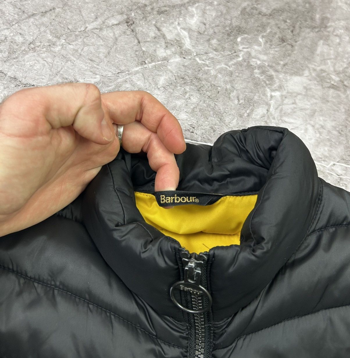 Barbour × Vintage Vintage down jacket Barbour International y 2k rare fibre Size US S / EU 44-46 / 1 - 7 Thumbnail